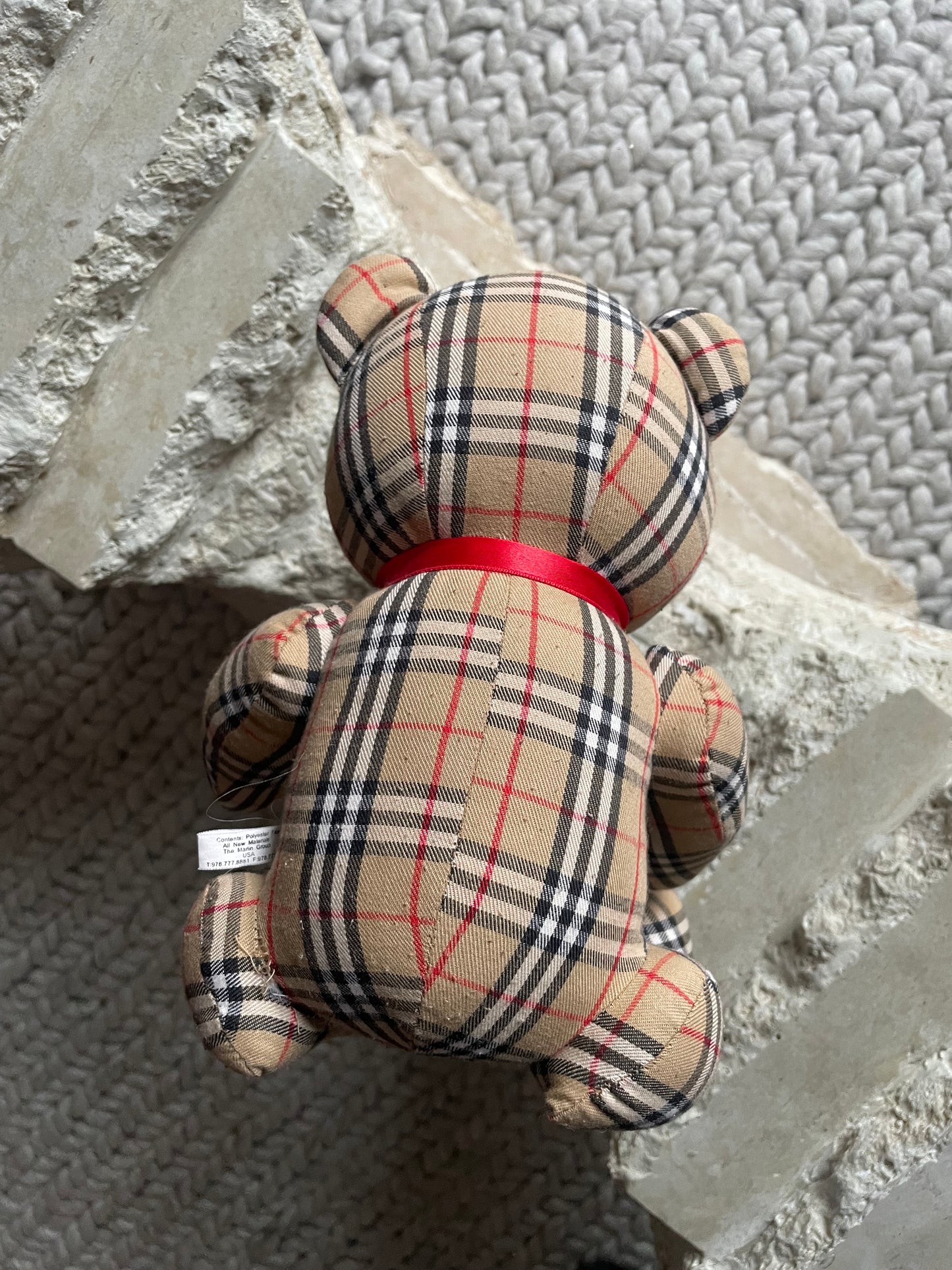 Burberry's Of London Signature Nova Checkered Plaid Teddy Bear