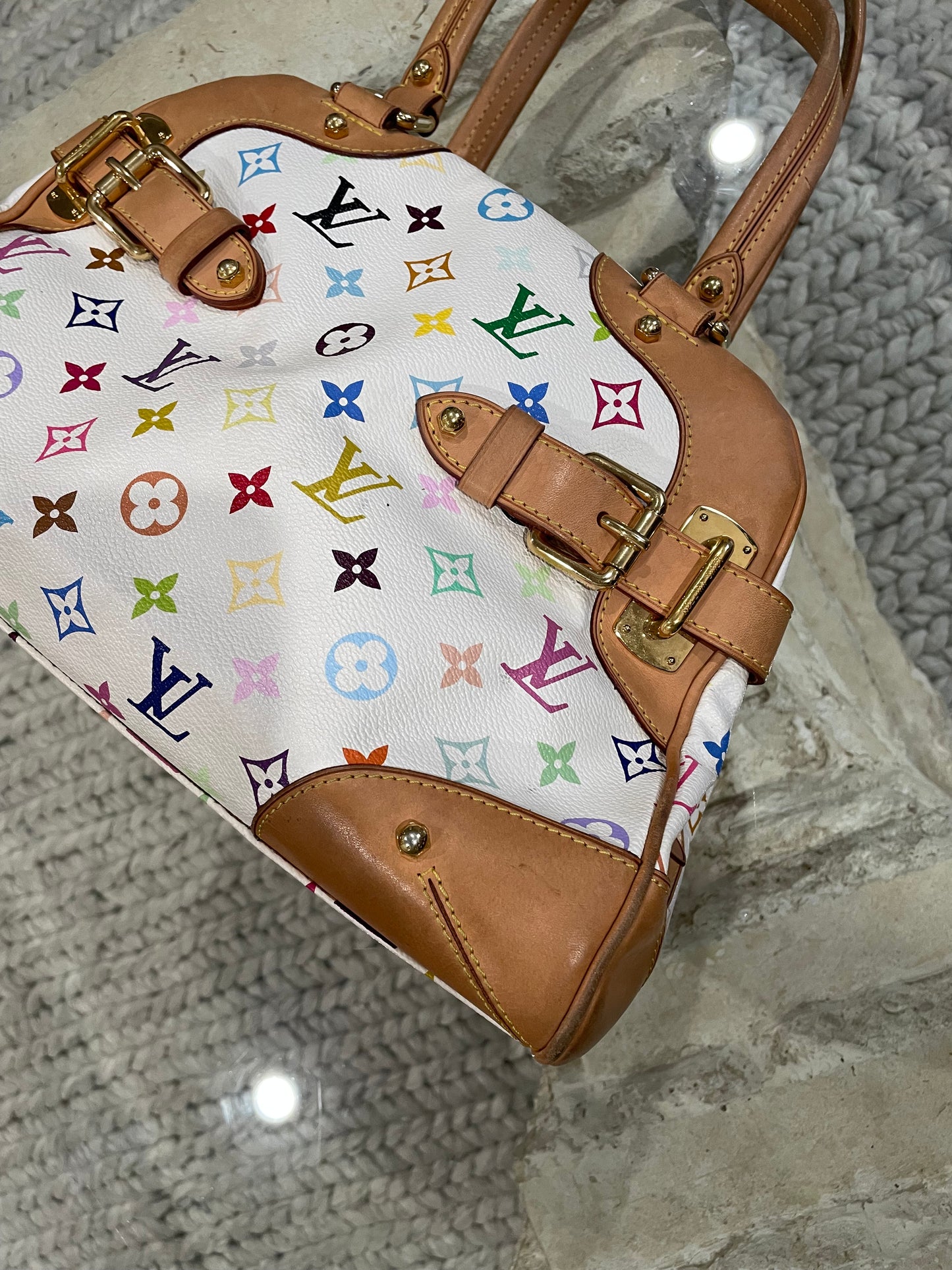 Louis Vuttion Monogram Claudia Handbag