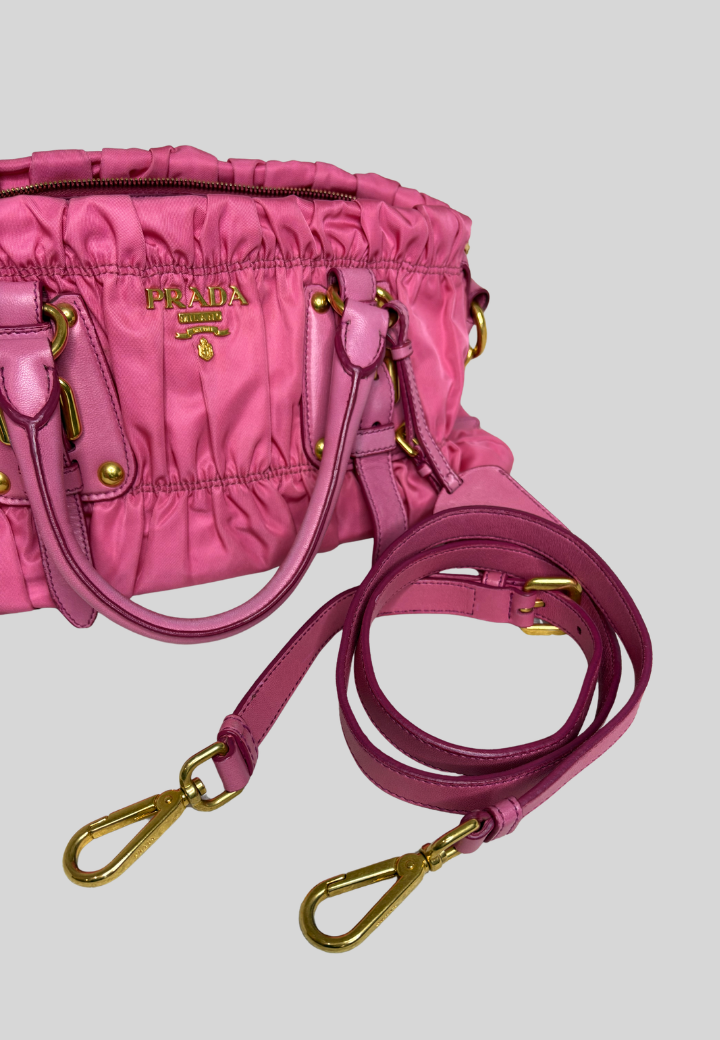 Prada Tessuto Gaufre Handle Bag