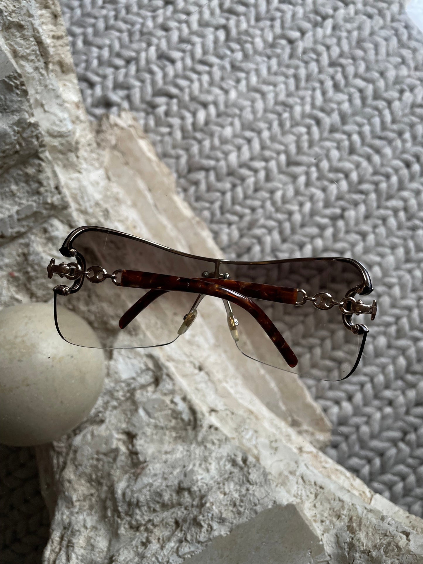 Gucci Shield Gradient Sunglasses