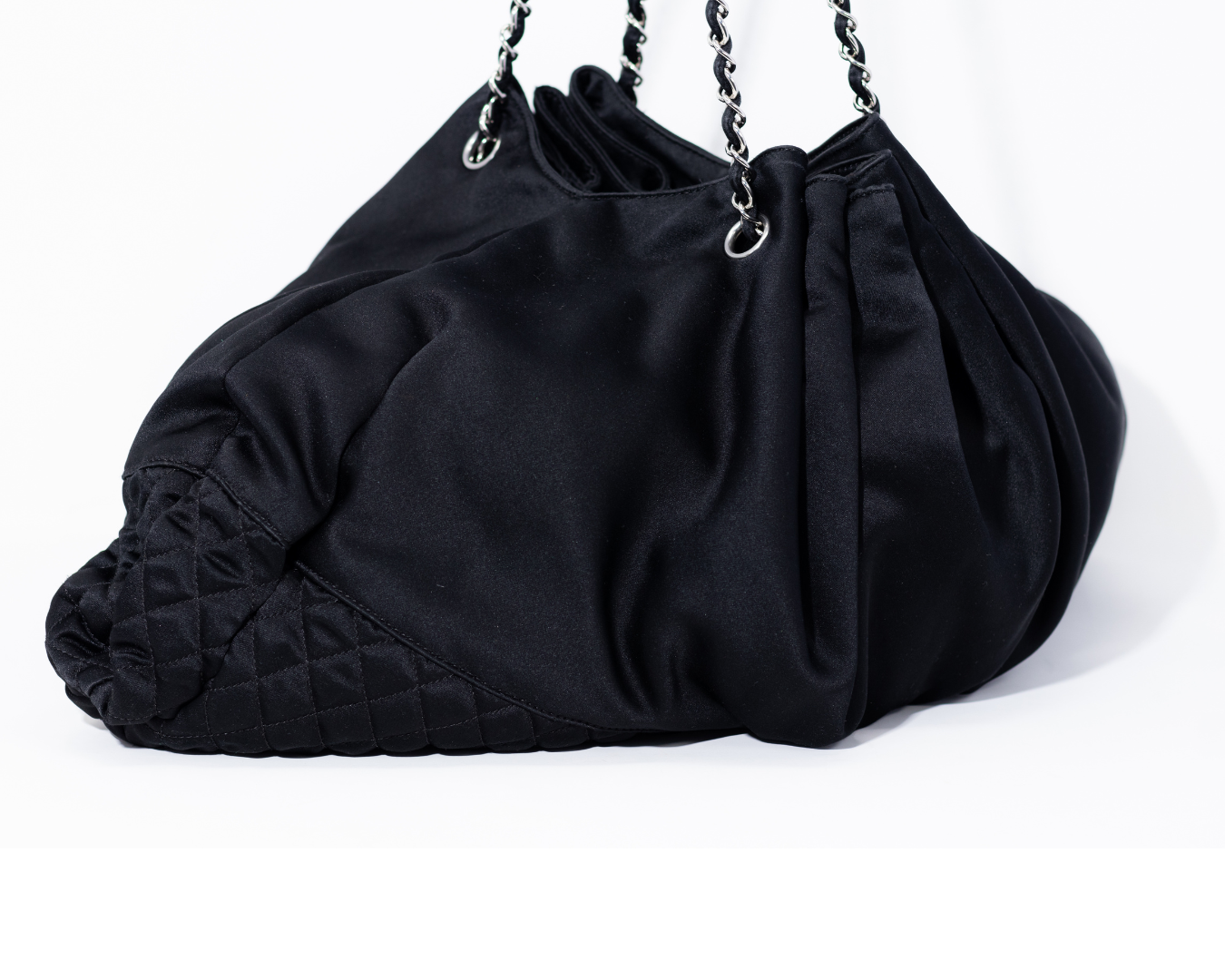 Chanel Satin Melrose Cabas Large Tote