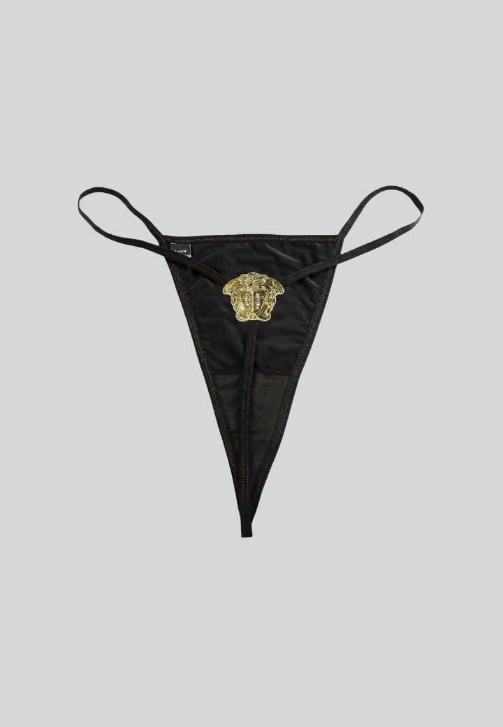 Versace Reworked Thong | Black