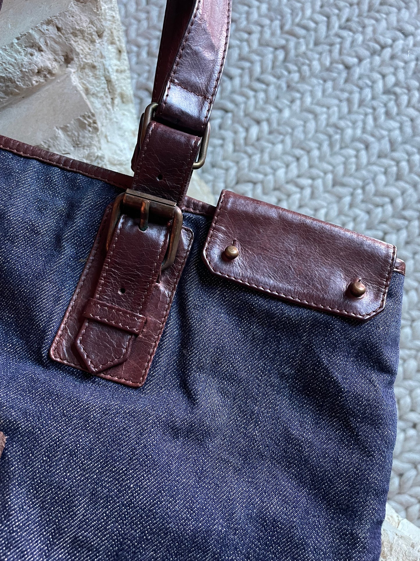 D&G Denim Tote Bag