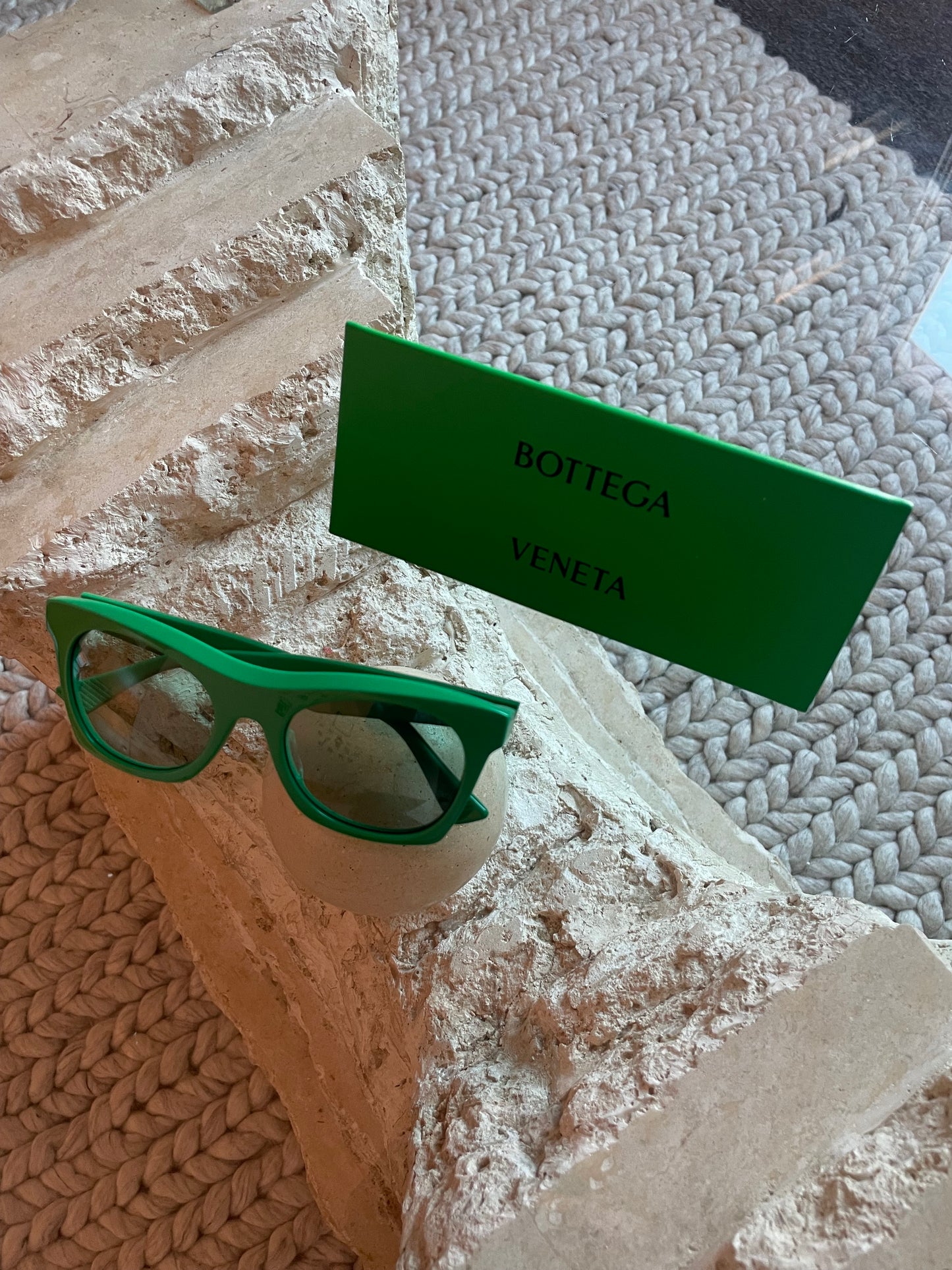 Bottega Veneta Square Sunglasses