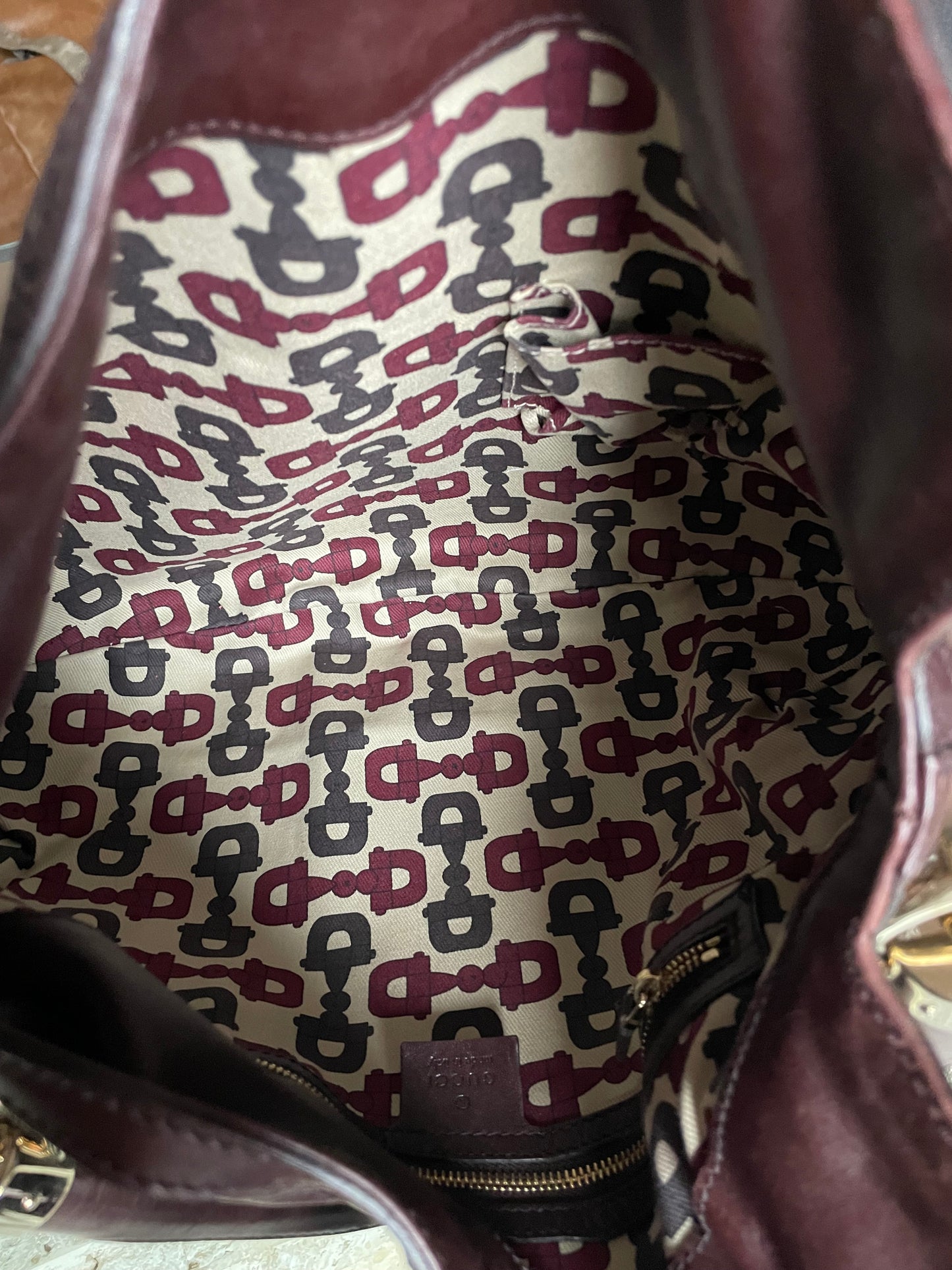 Gucci Brown Guccissima Indy Babouska Hobo Bag