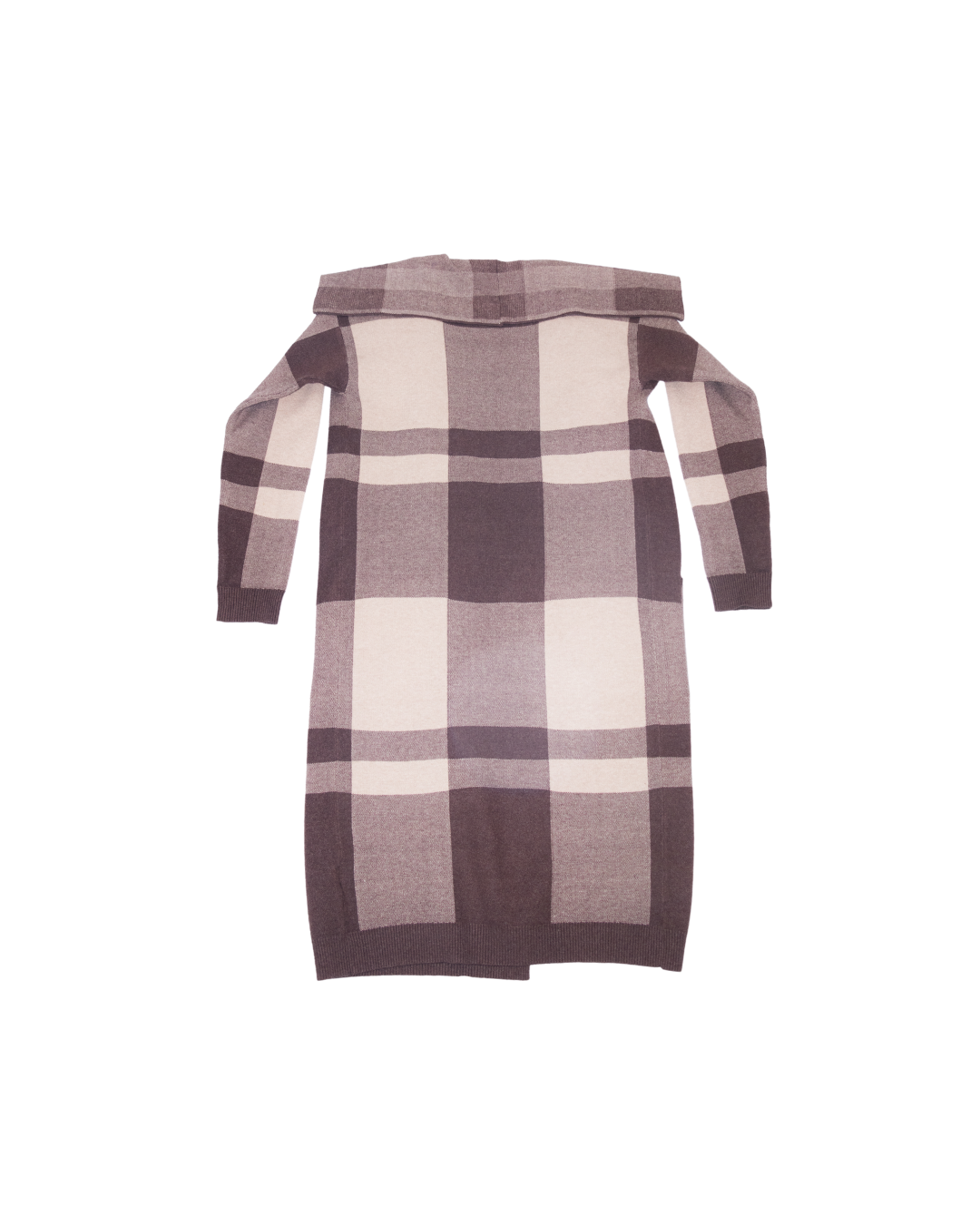 YAYA Plaid Floorlength Sweater