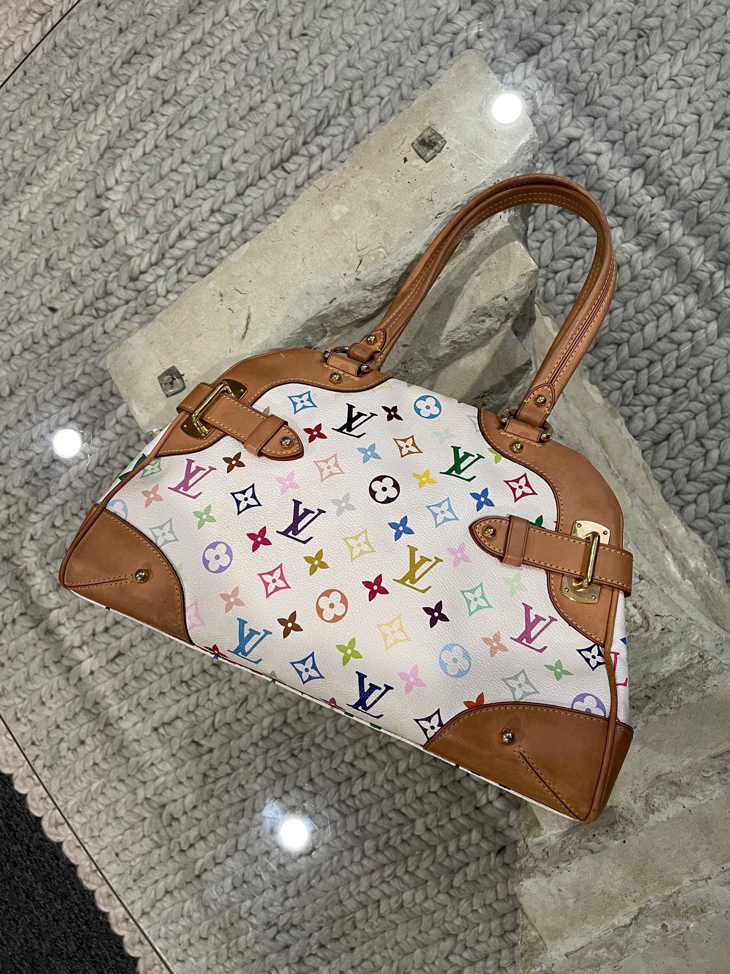 Louis Vuttion Monogram Claudia Handbag