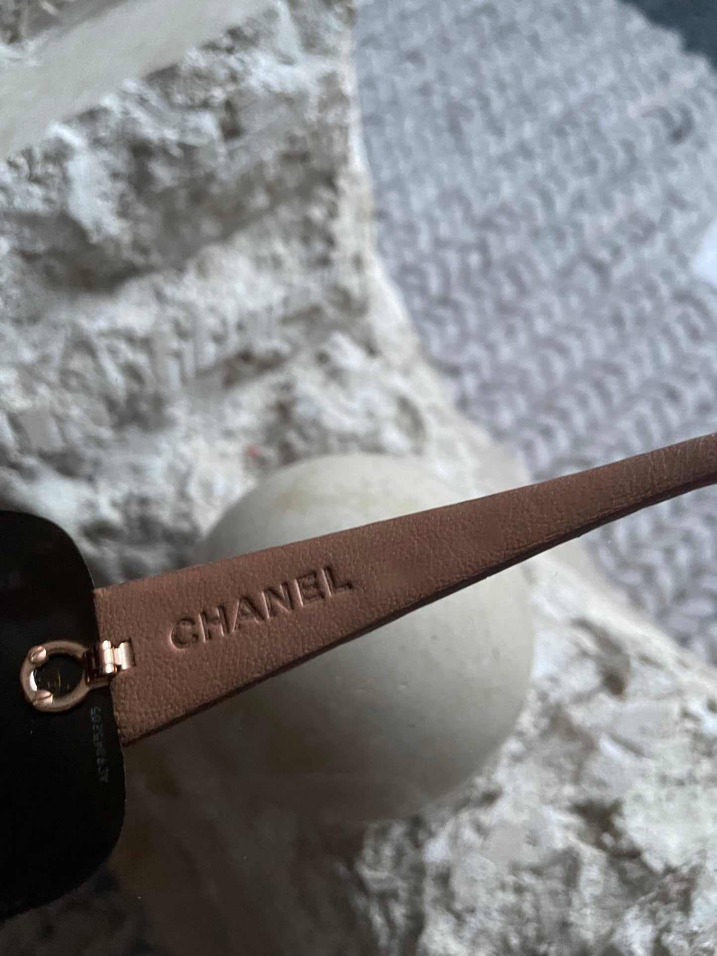 Chanel Shield Quilted Sunglasses