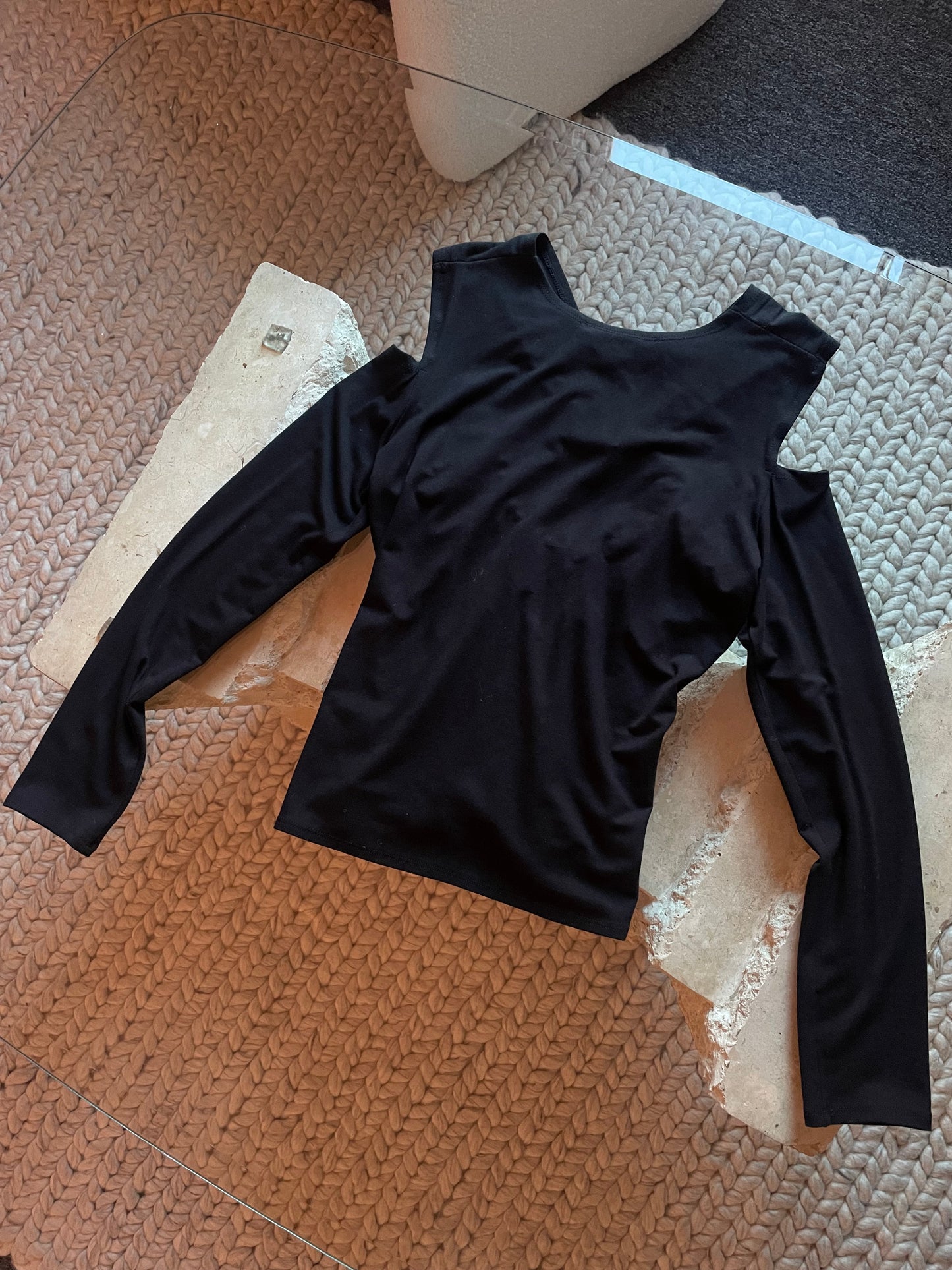 Sid Neigum Bamboo Ring Cut Out Top