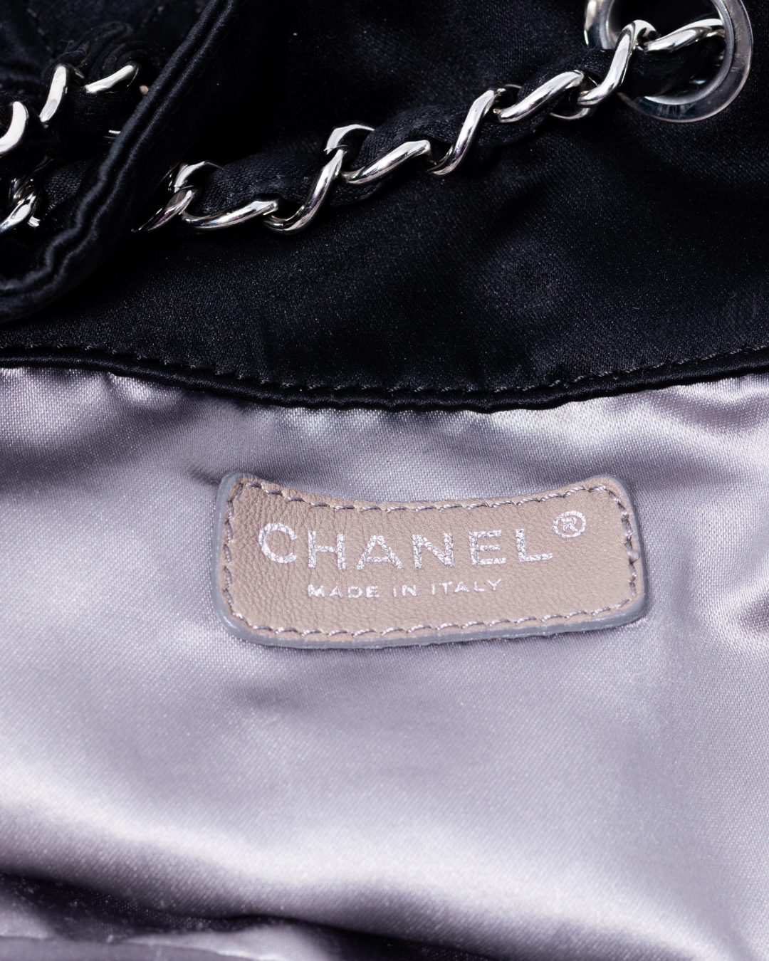 Chanel Satin Melrose Cabas Large Tote