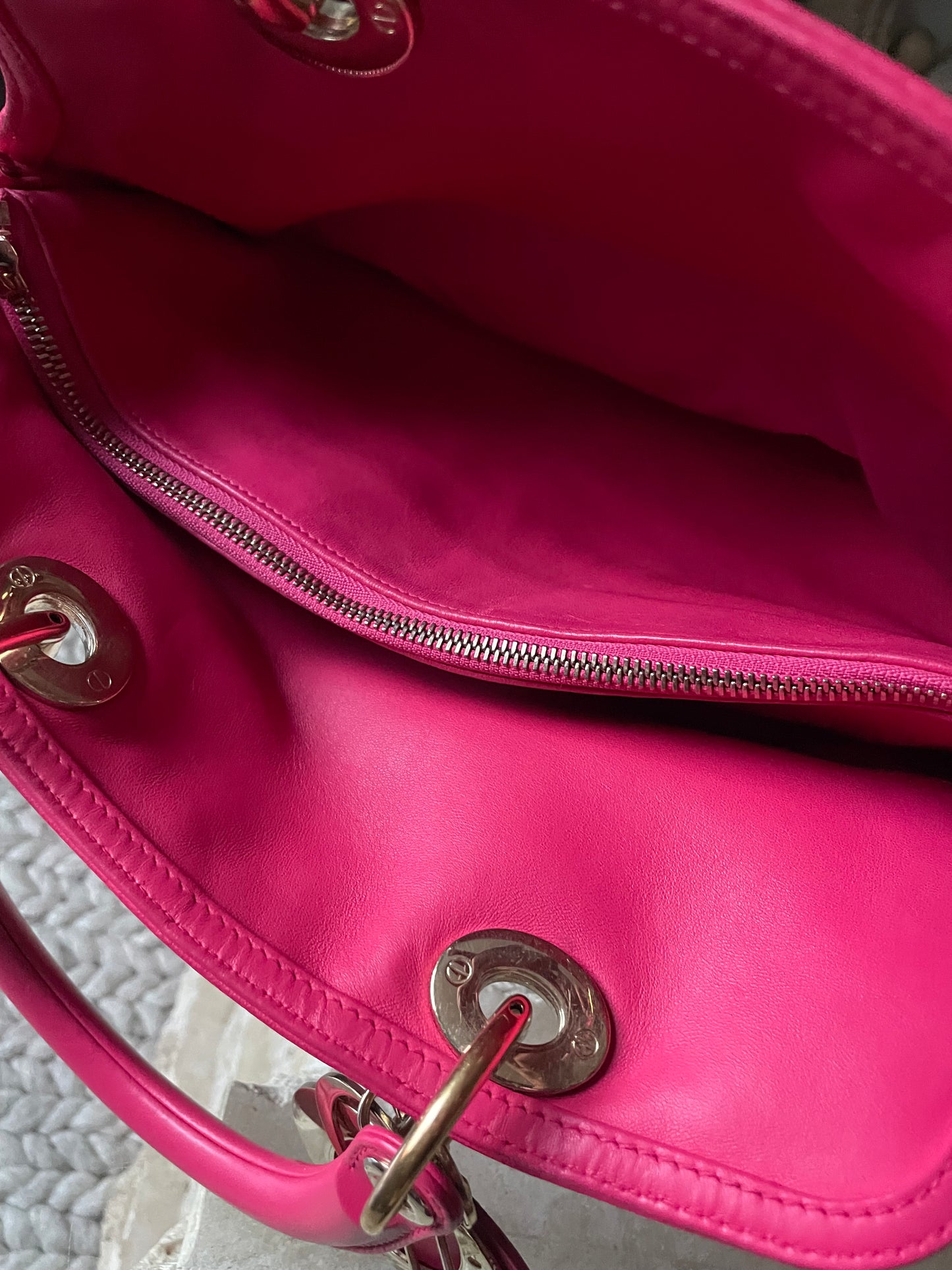 Christian Dior Medium Cannage Granville Bag