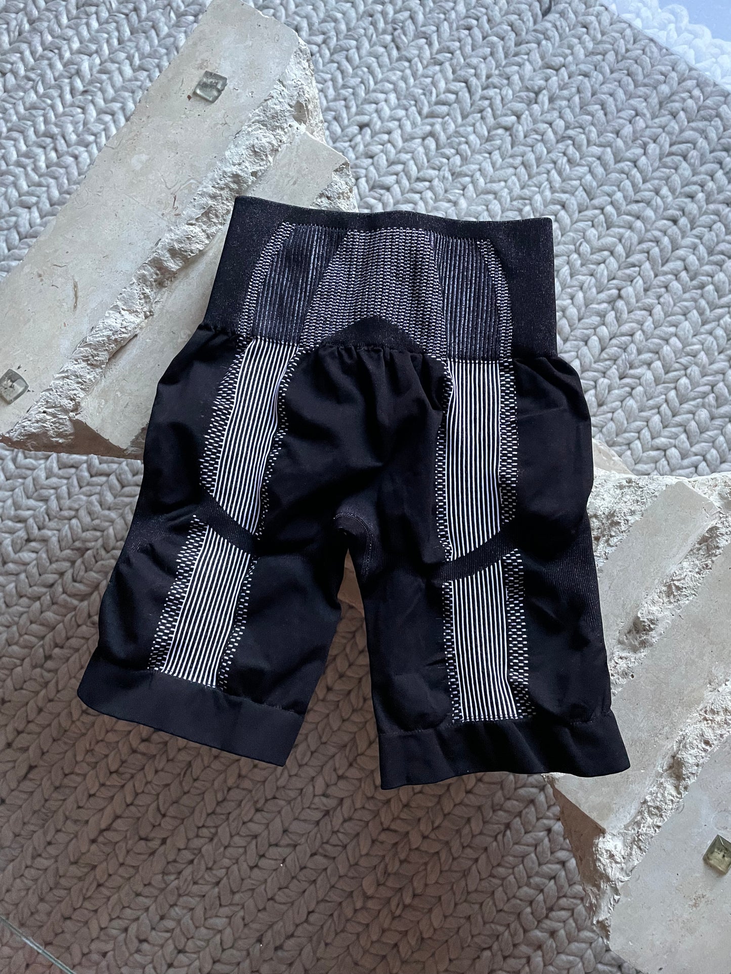 MISBHV Black Active Sport Shorts