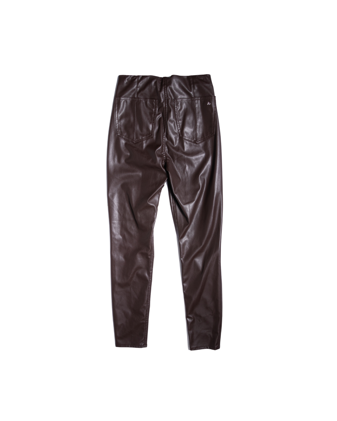 Rag & Bone Brown Nina Faux Leather Pants