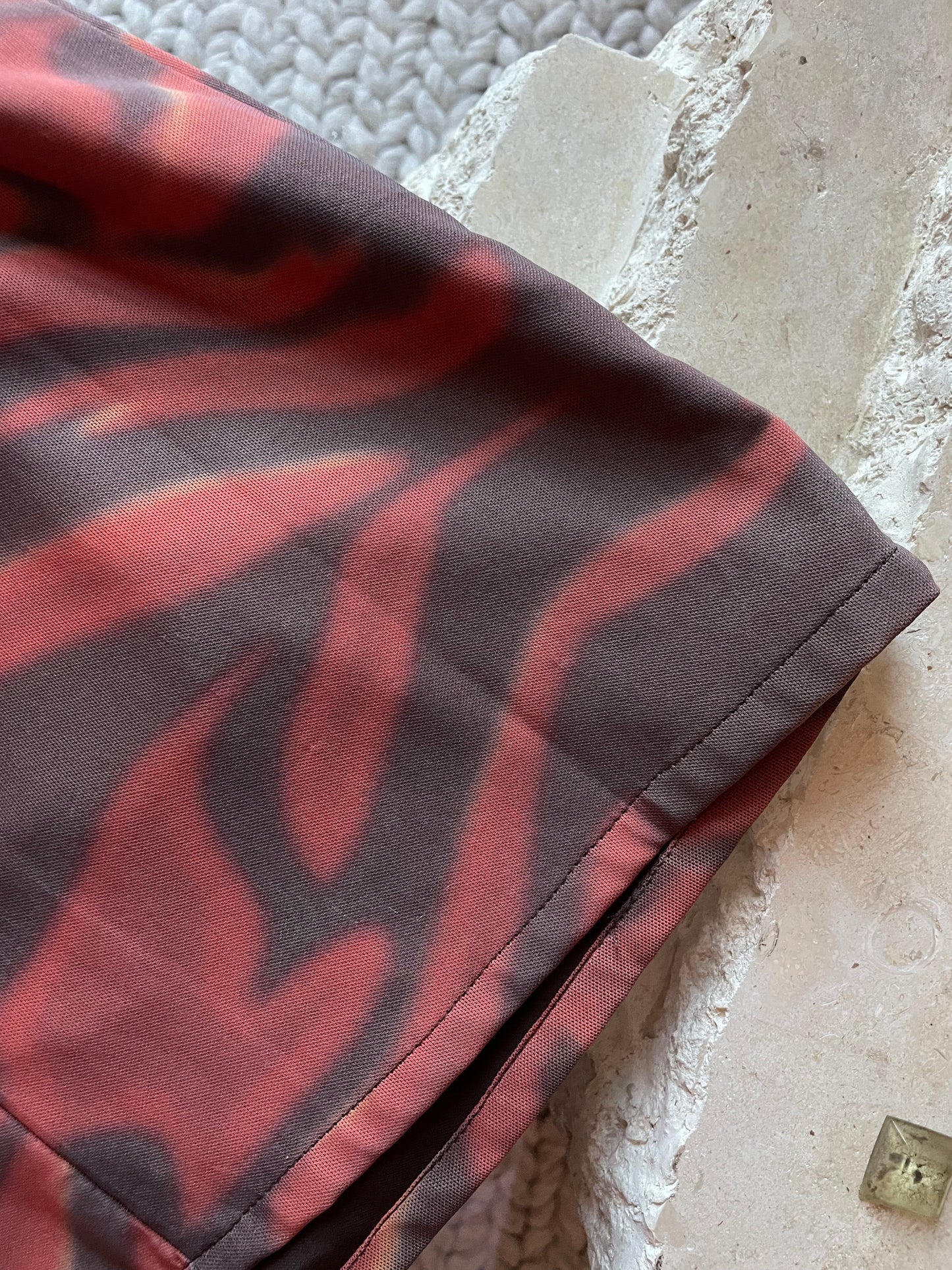 With Jean Chloe Abstract Corset Dress