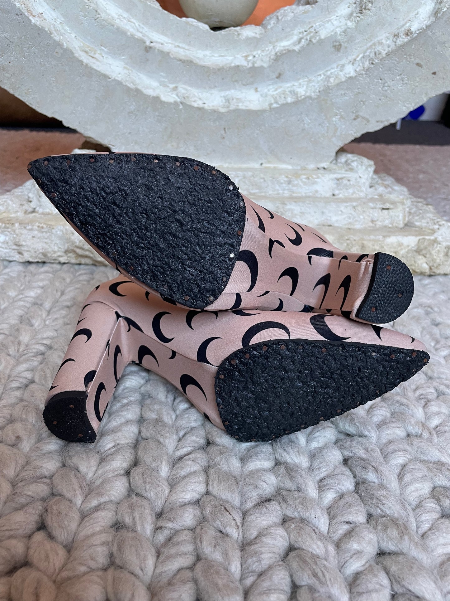 Marine Serre Printed Moon Sock Boots