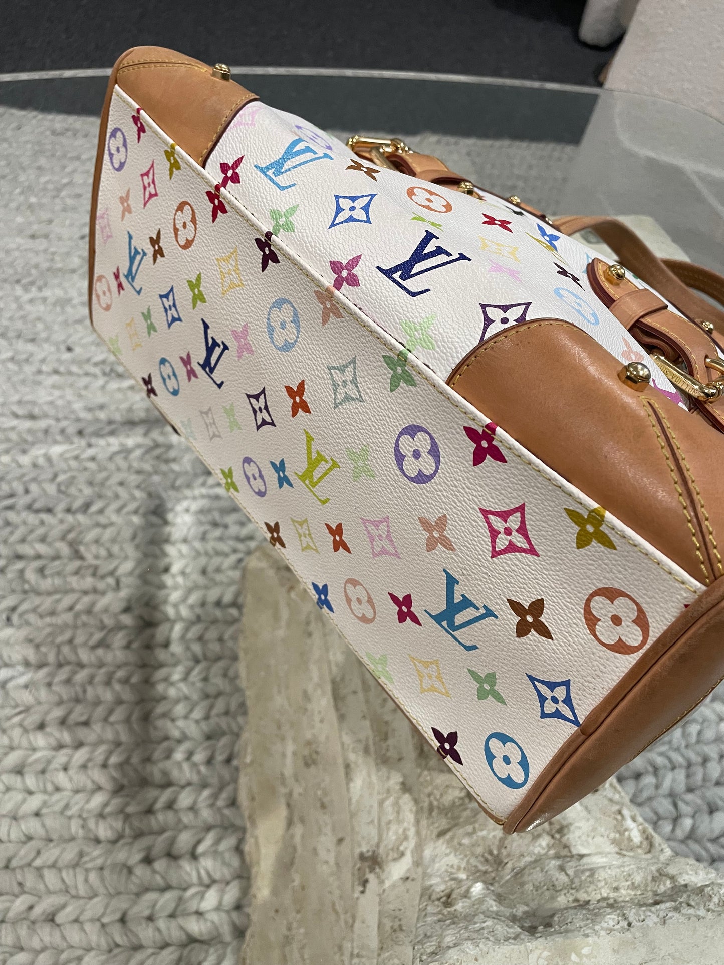 Louis Vuttion Monogram Claudia Handbag
