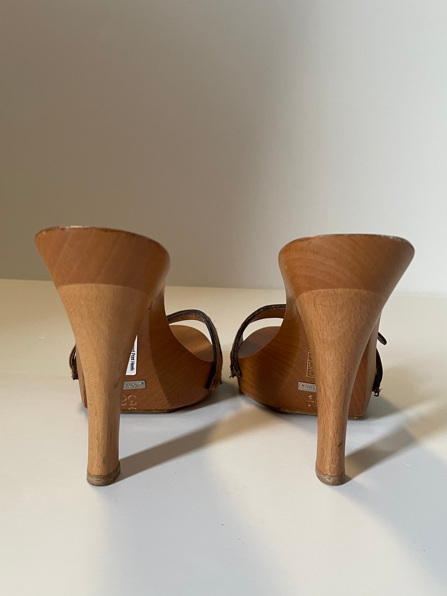 Dolce & Gabbana Pony Hair Leopard Print Heels