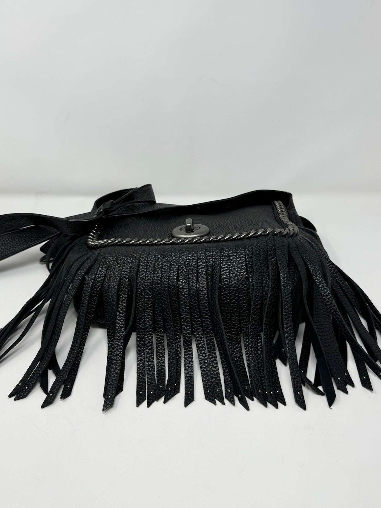 Coach 1941 Dakotah Fringe Flap Crossbody
