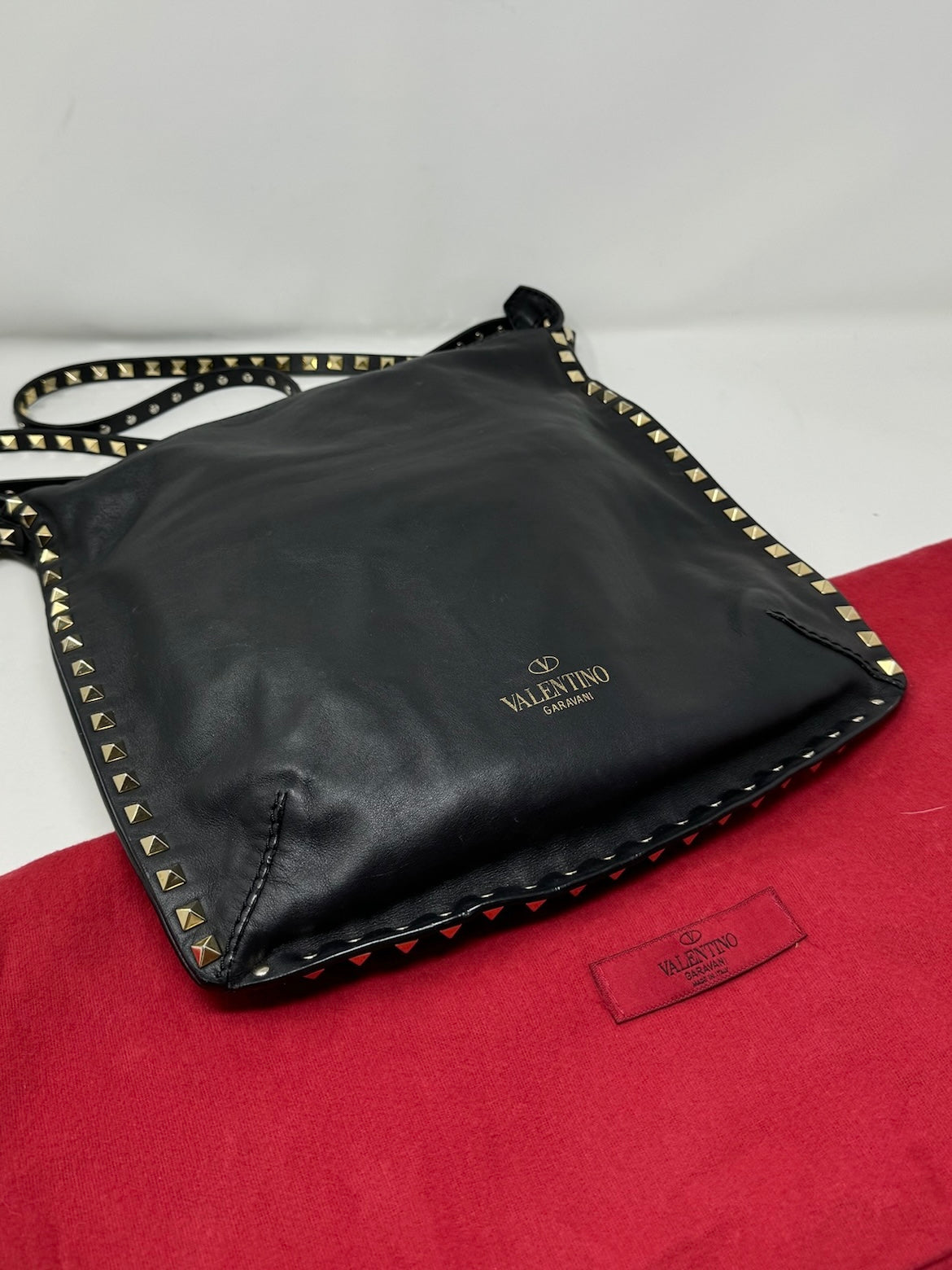 Valentino Studded Leather Shoulder Bag