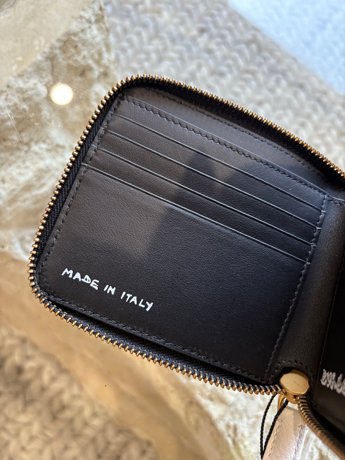 Burberry Sketch Union Jack Zip Wallet