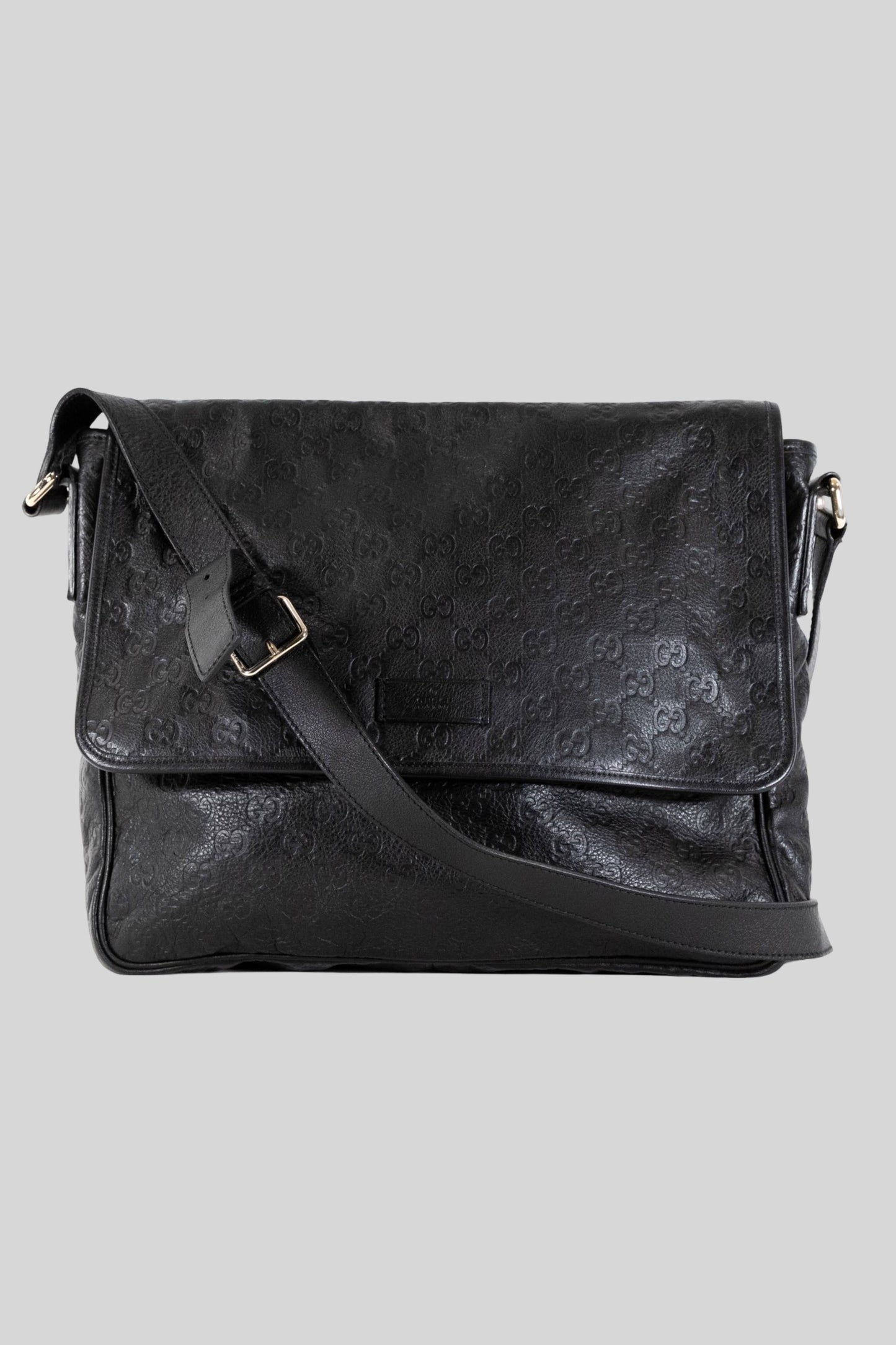 Gucci Guccissma Leather Messenger Bag