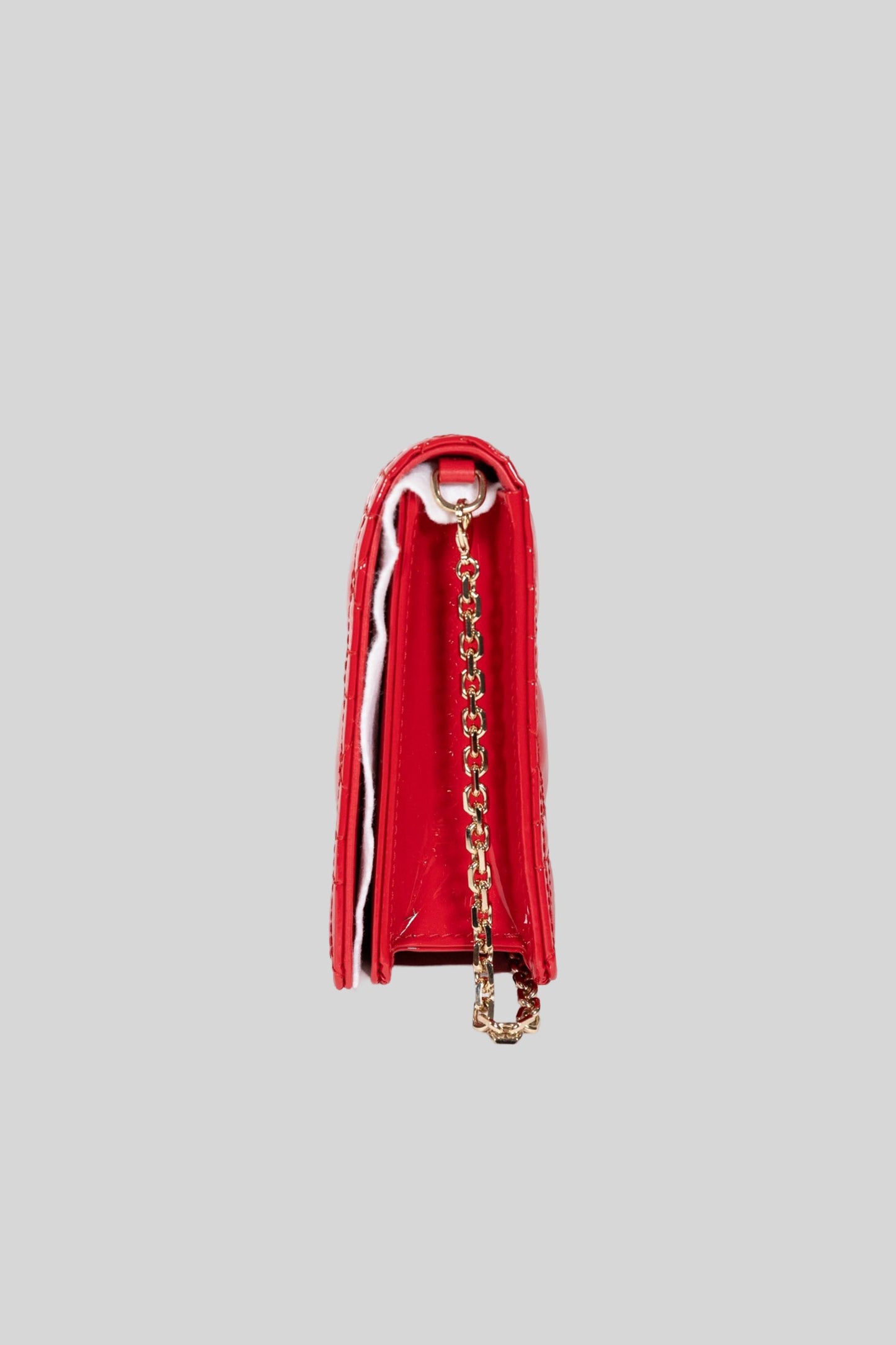 Chiristian Dior Lady Dior Cannage Pouch with Chain