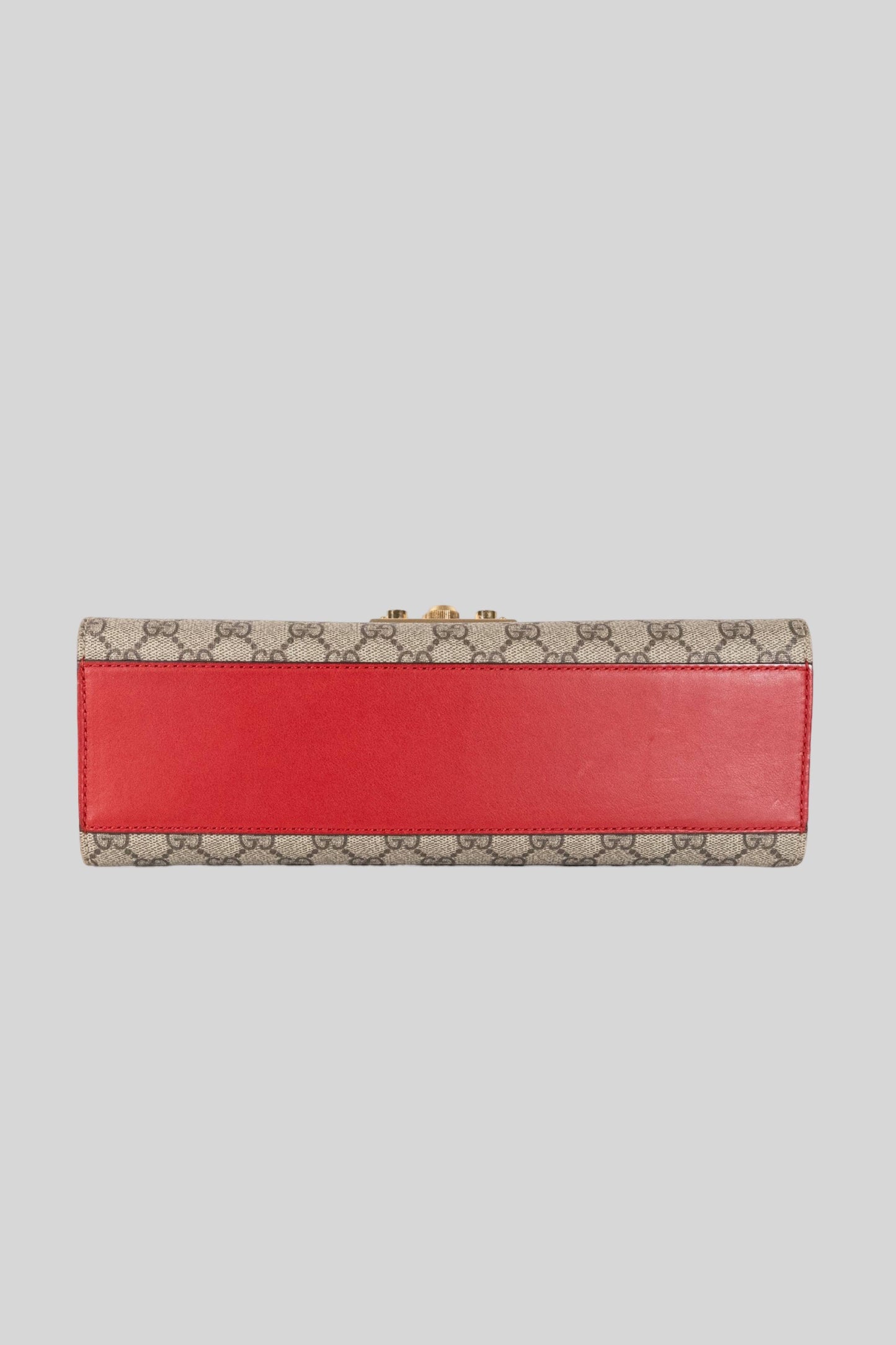 Gucci Multicolor GG Supreme Canvas Padlock Shoulder Bag