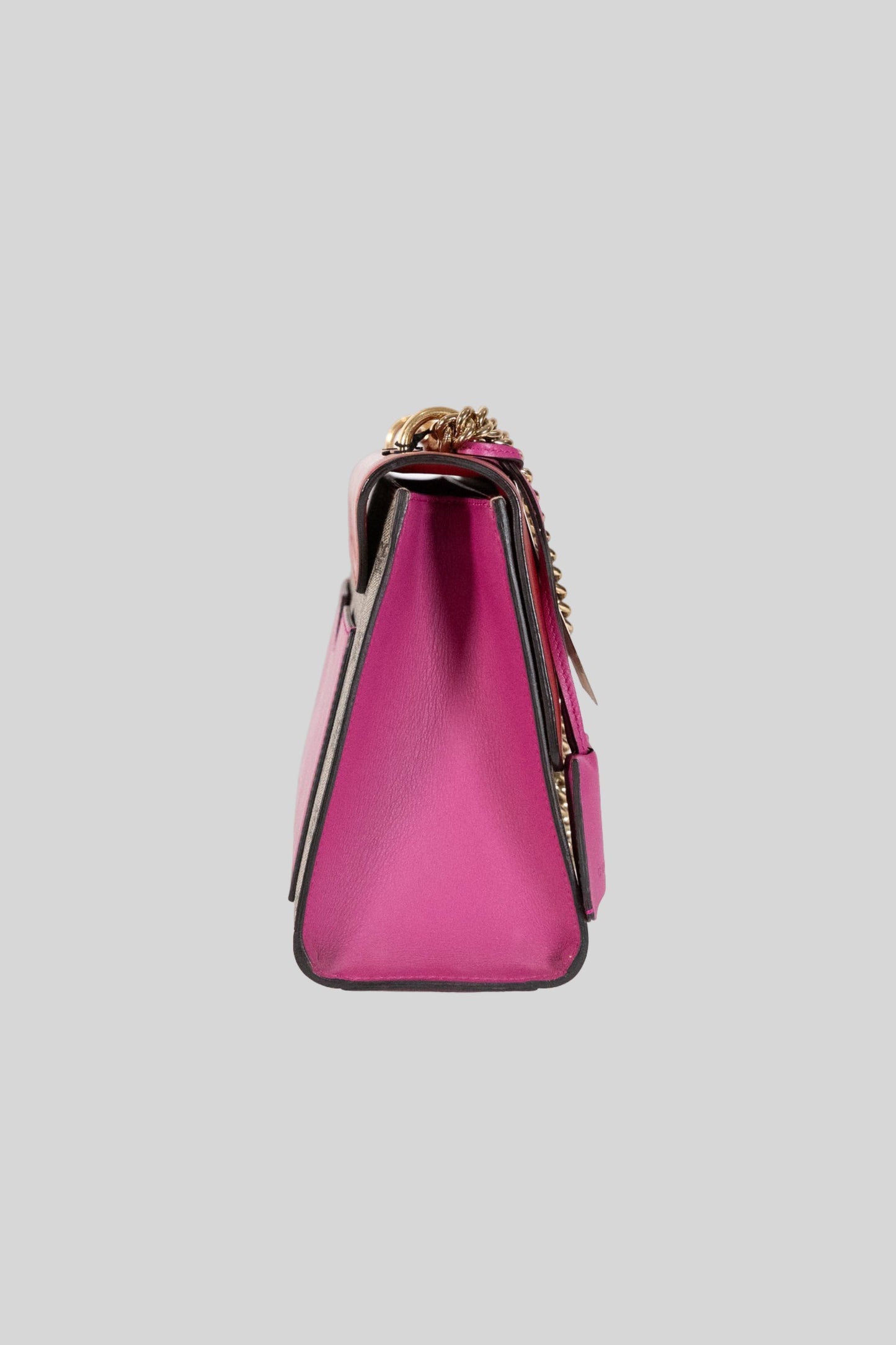 Gucci Multicolor GG Supreme Canvas Padlock Shoulder Bag