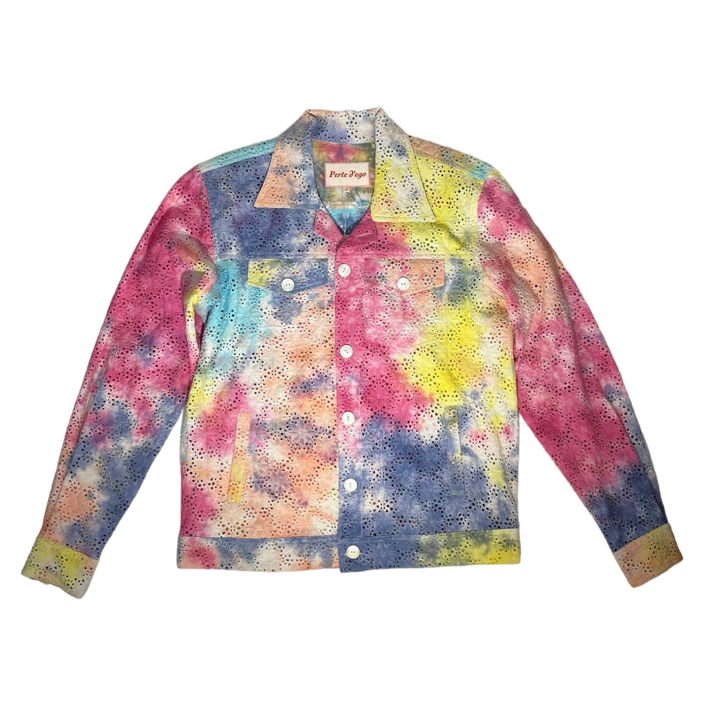 Petre d'ego "PSYCHEDELIC SCHIFFLI" Trucker Jacket