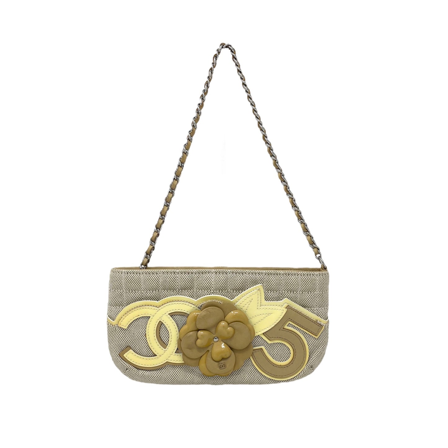 Chanel Camellia No.5 Quilted Pochette