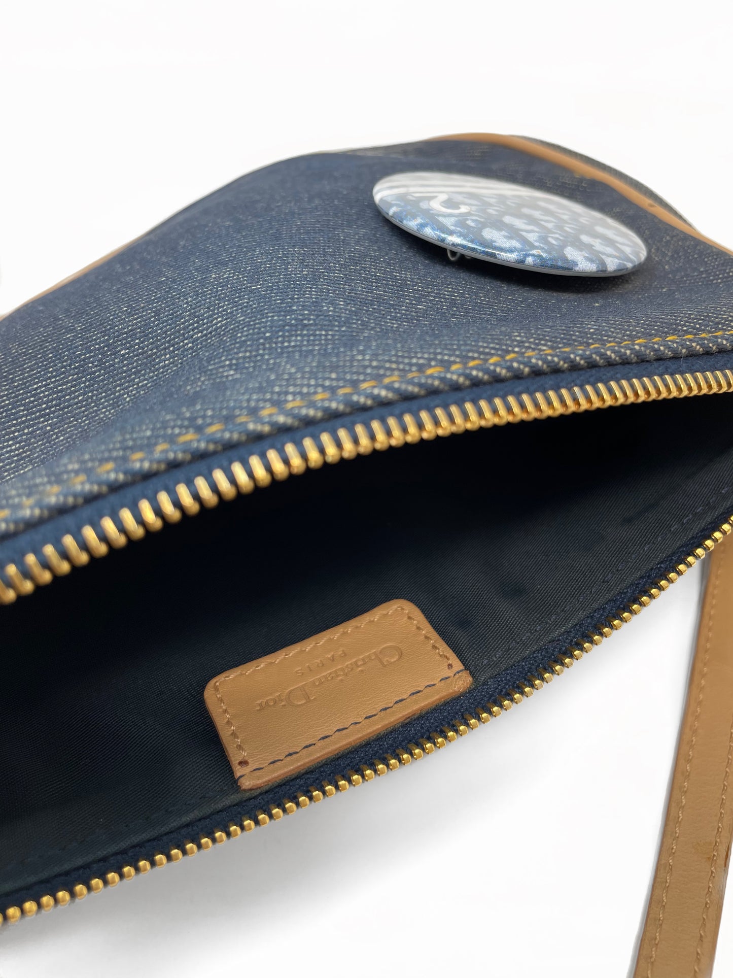 Dior Denim Saddle Bag