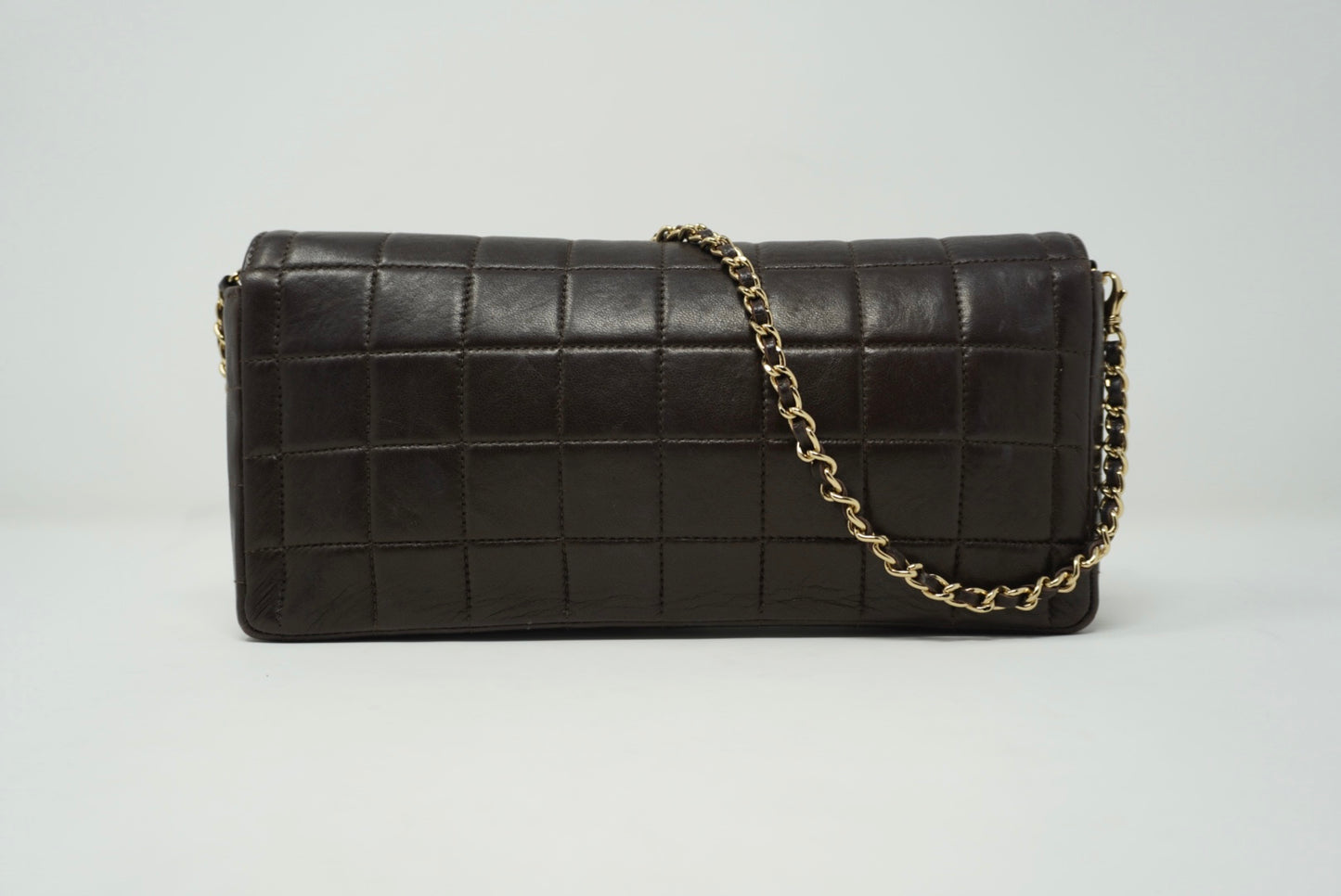 Chanel Chocolate Bar East West Flap Bag