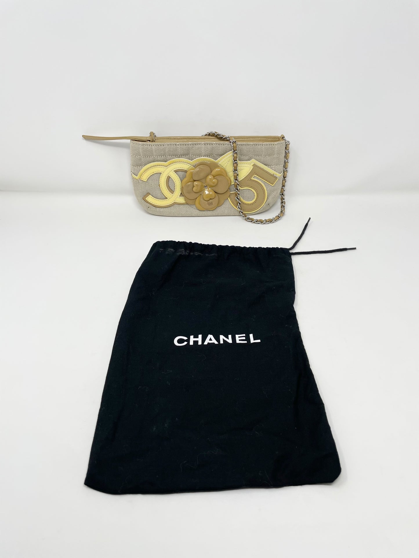 Chanel Camellia No.5 Quilted Pochette