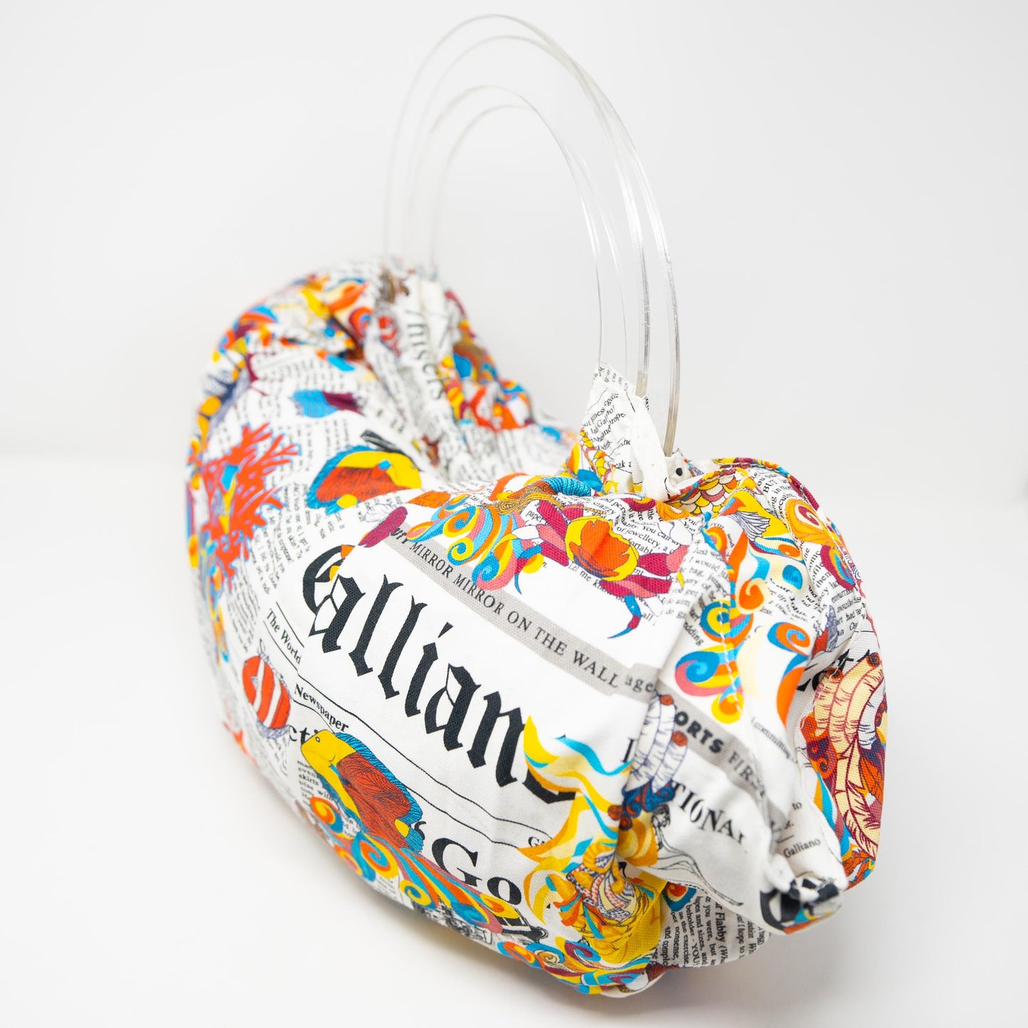 John Galliano Campus Fish Pattern Tote