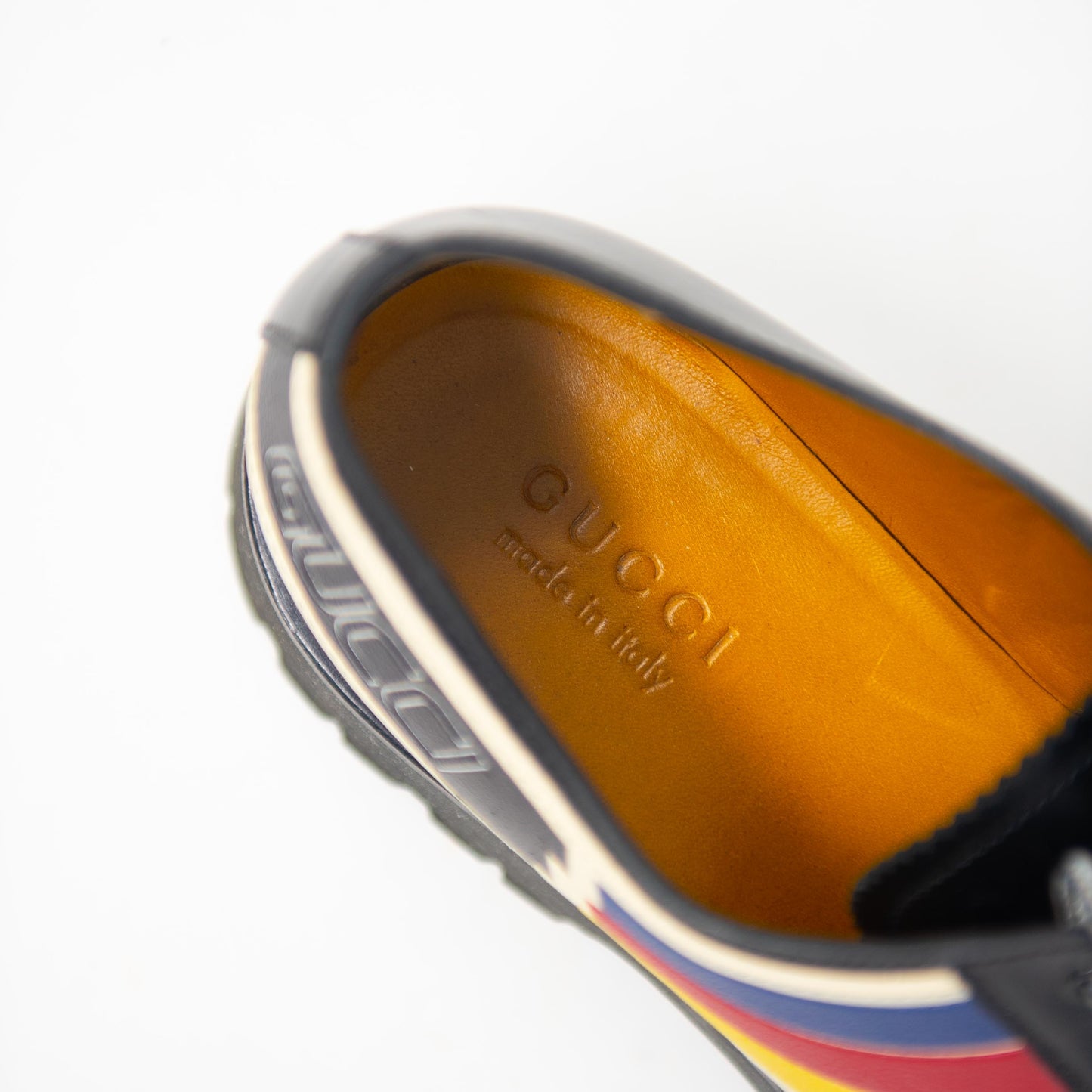 Gucci Oliver Sylvie Web Oxford Shoe