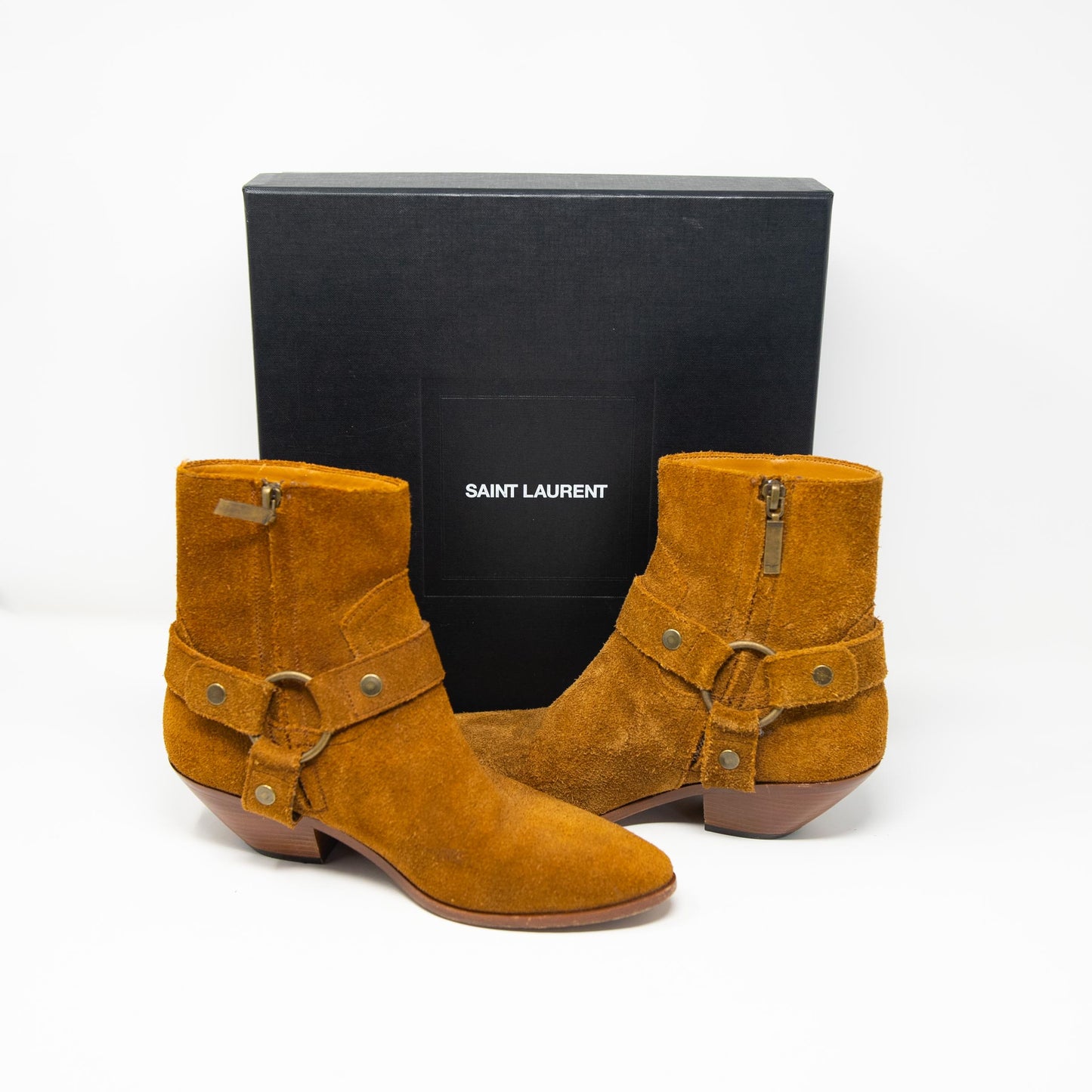 Saint Laurent Hara Suede Booties