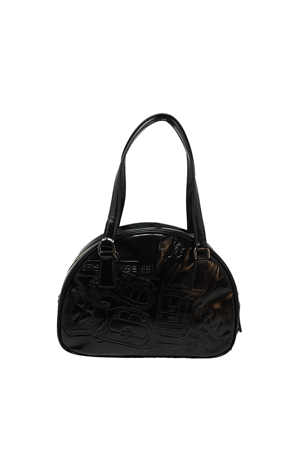 Prada Black Calfskin Shoulder Bag