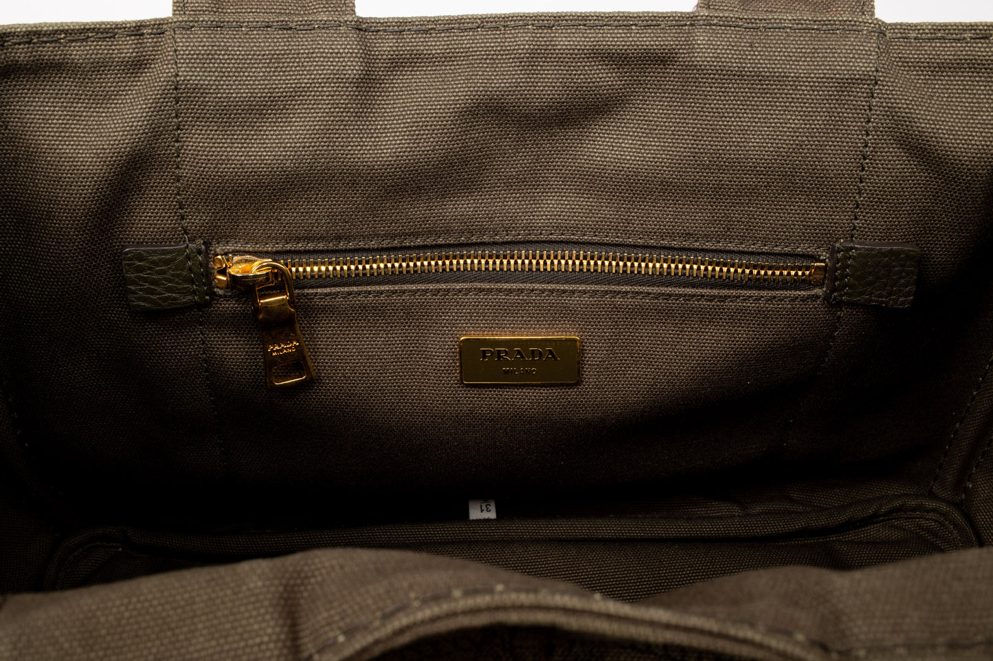 Prada Canvas Canapa Tote