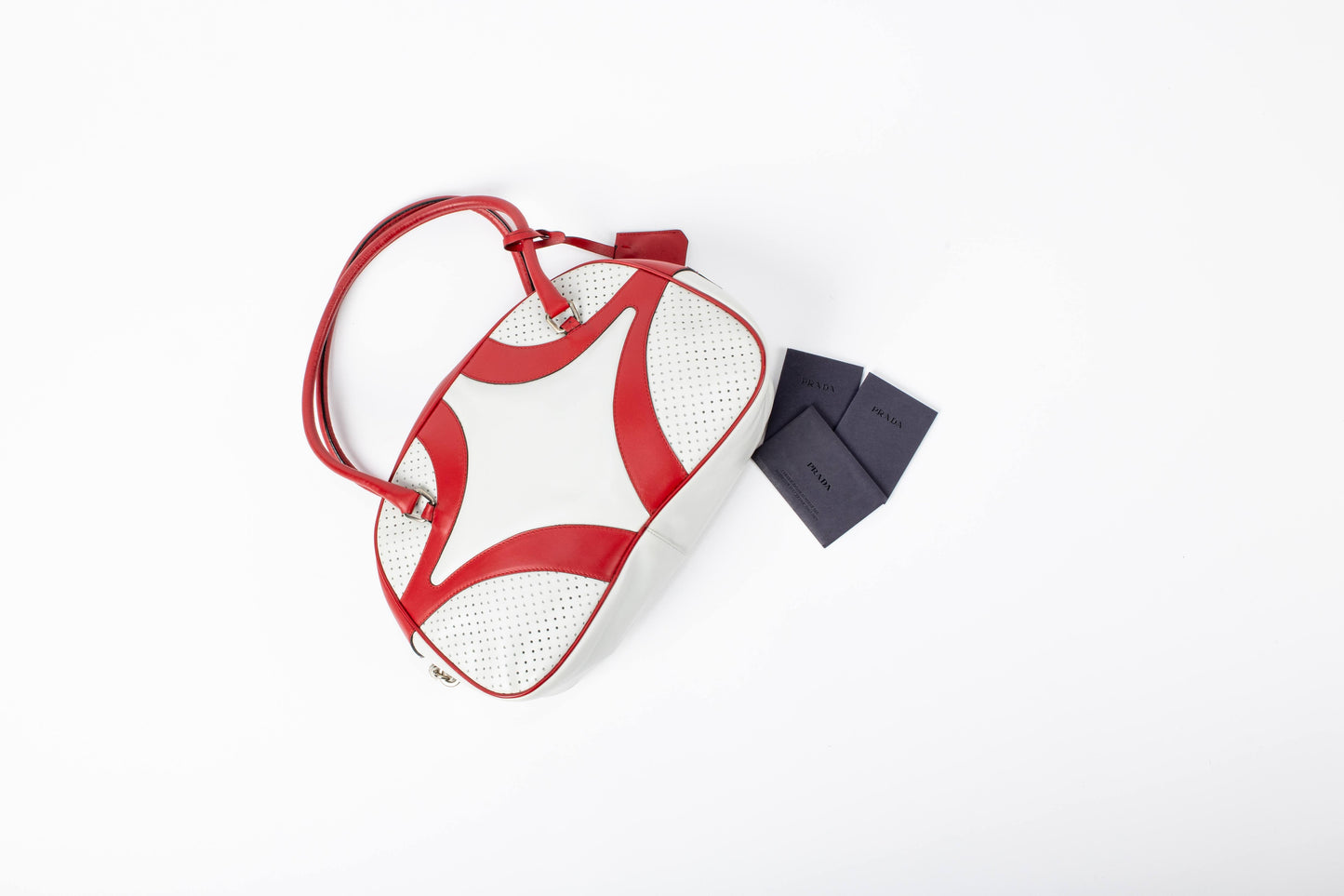 Prada Vitello Drive Bowler Bag