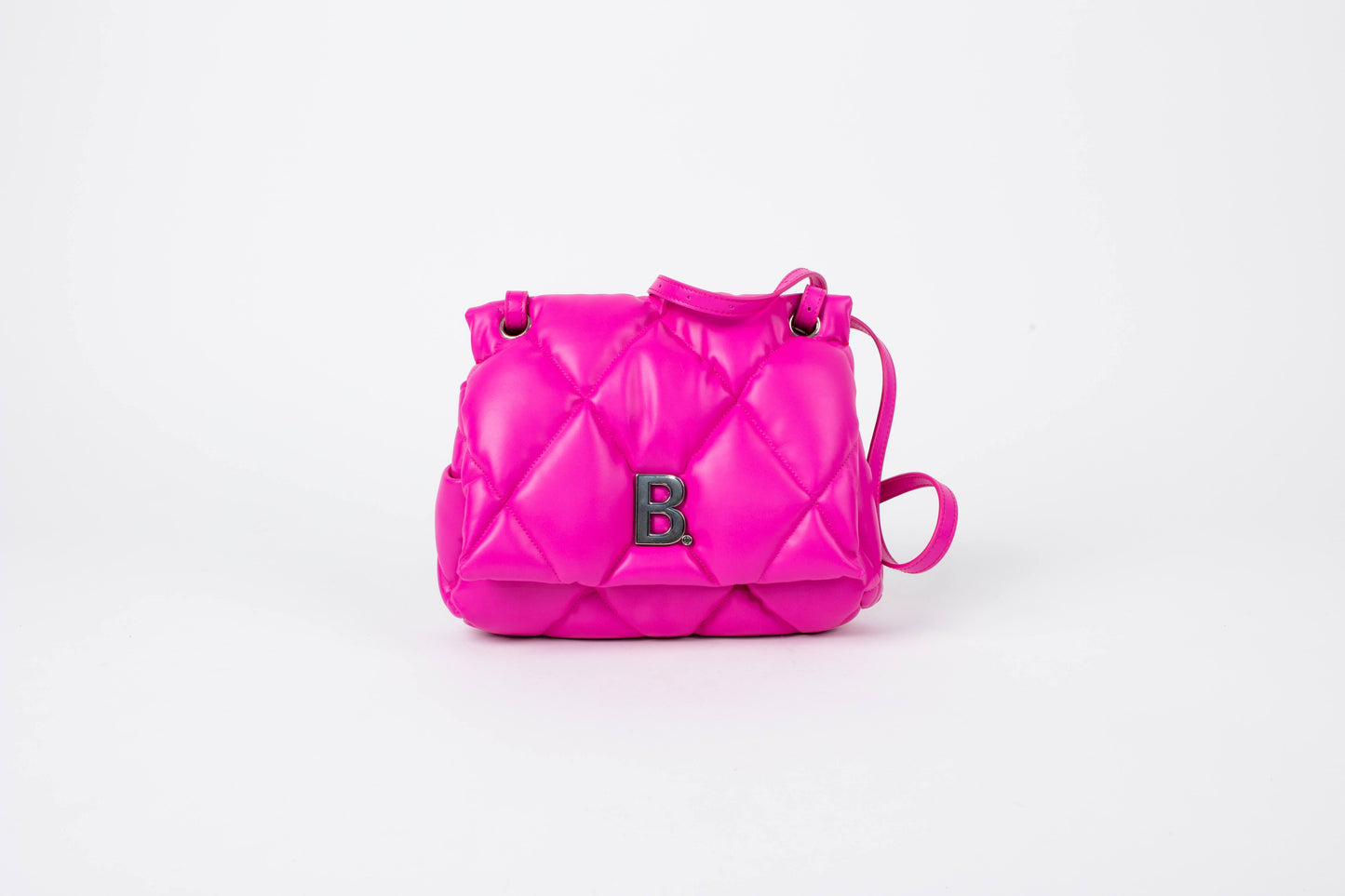 Balenciaga Touch Quilted Puffy Leather Clutch Bag