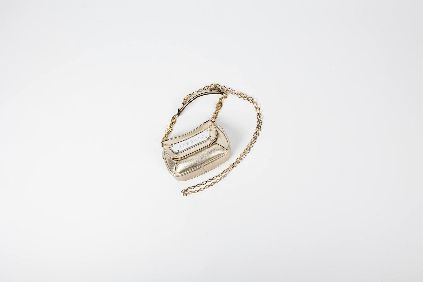 Versace Gold Leather Mini Bag