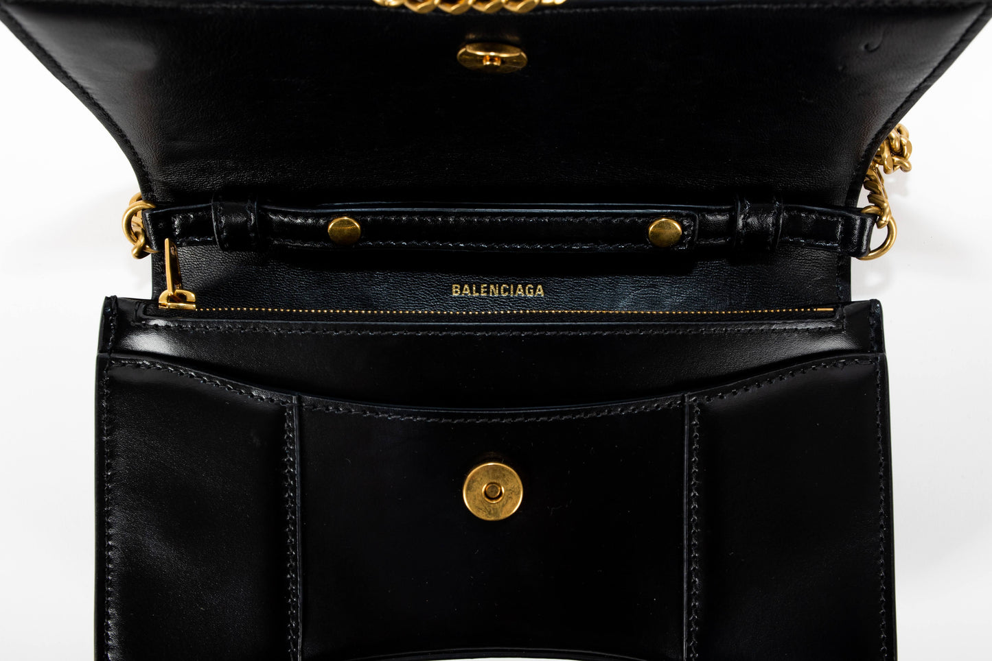 Balenciaga Hourglass Wallet on Chain