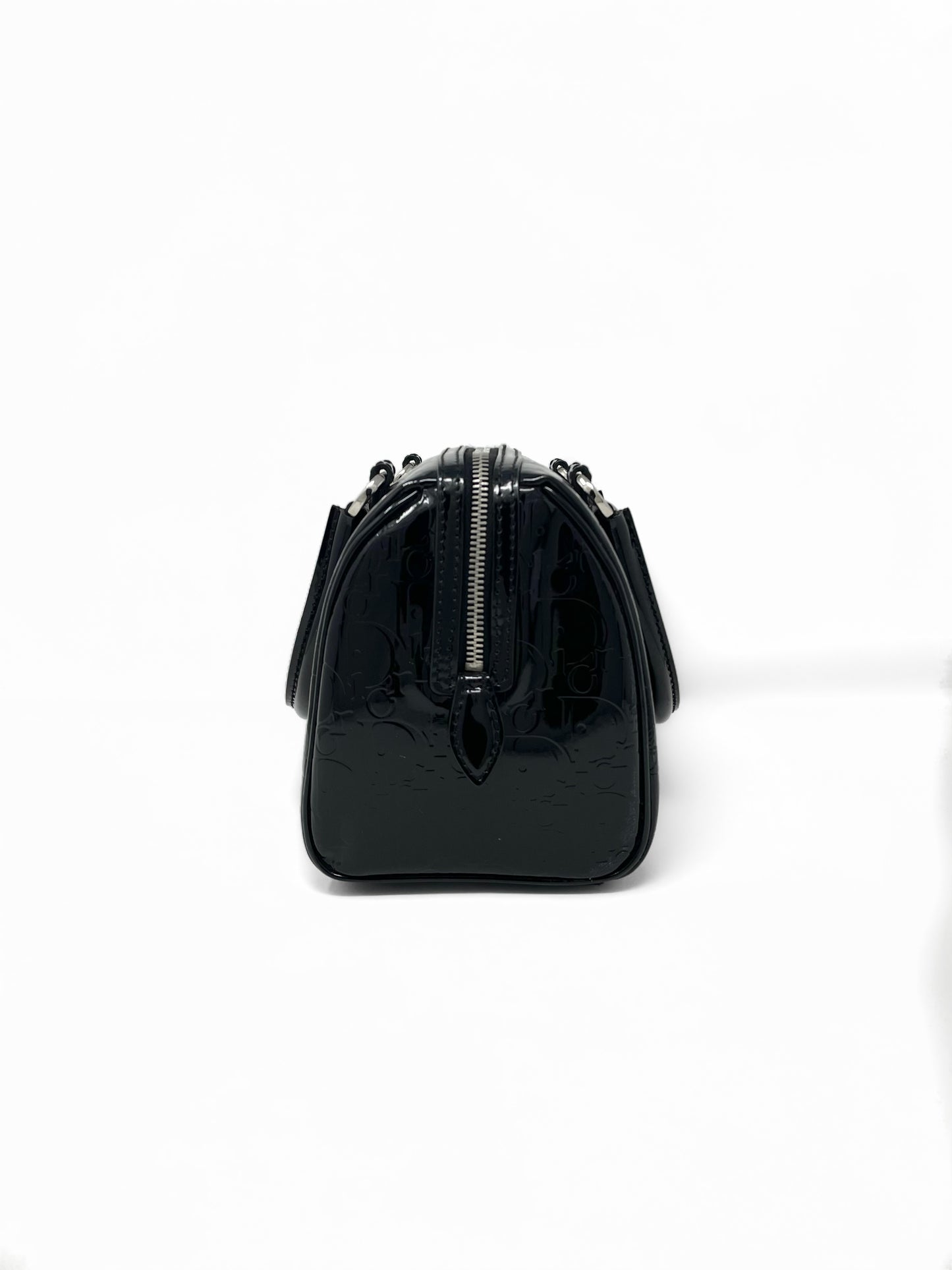 Dior Diorissimo Patent Leather Mini Boston Bag