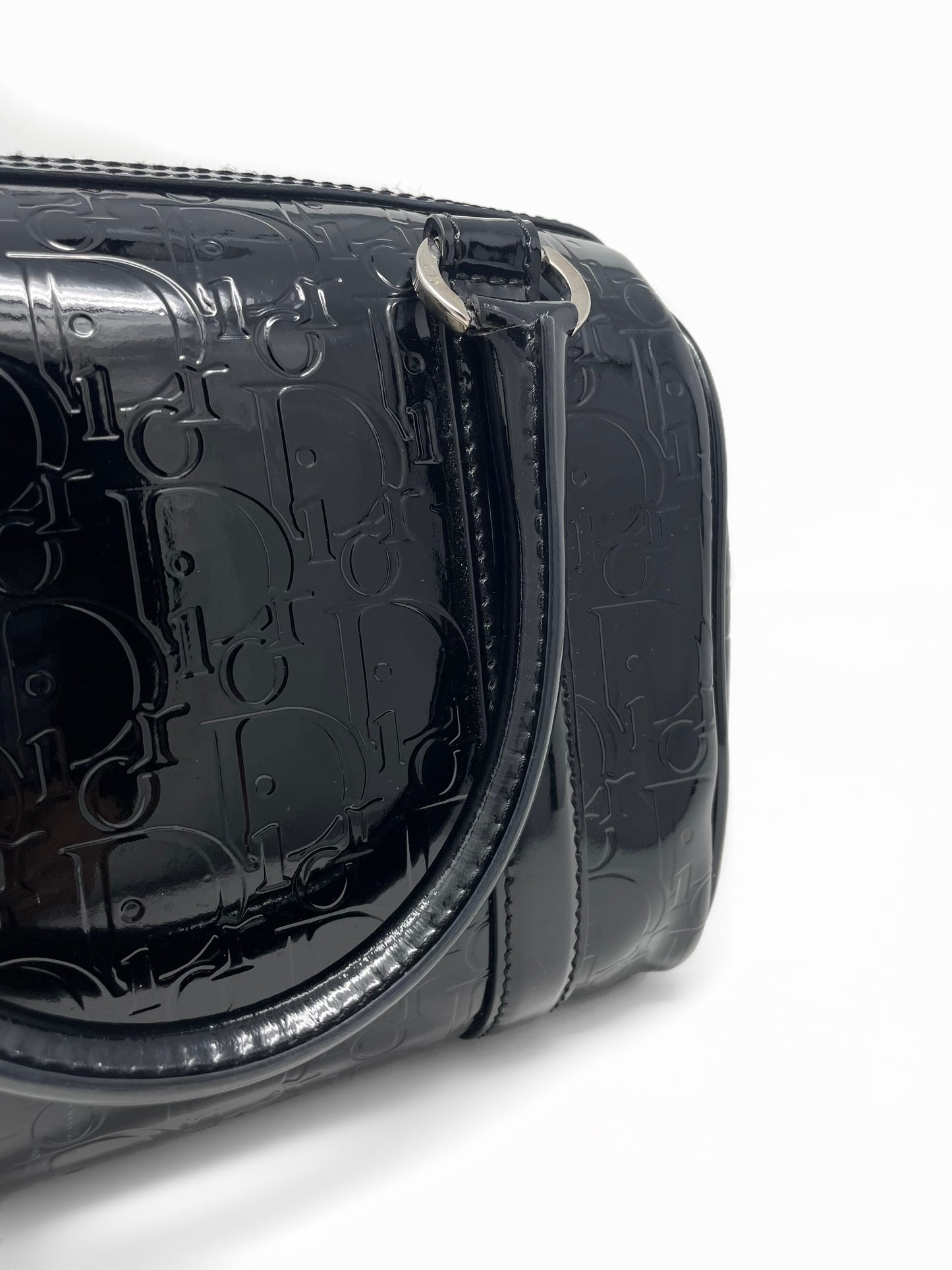 Dior Diorissimo Patent Leather Mini Boston Bag
