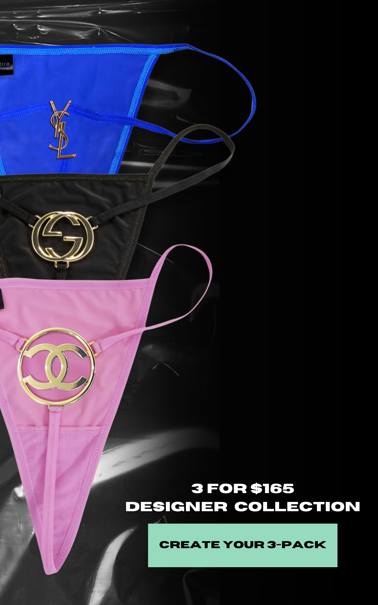 3 for $165 Designer Pack