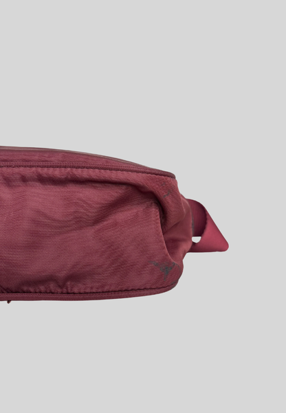 Prada Nylon Burgundy Shoulder Bag