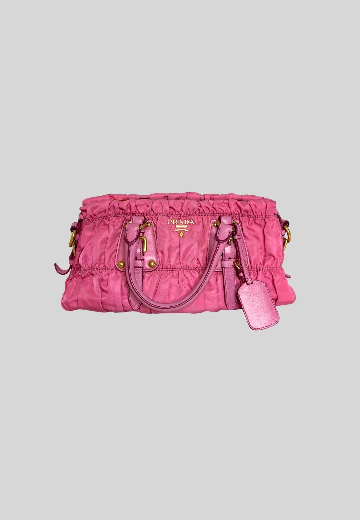 Prada Tessuto Gaufre Handle Bag