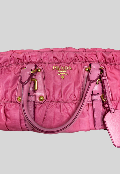 Prada Tessuto Gaufre Handle Bag