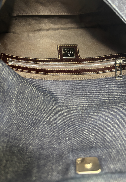 Fendi Denim Baguette