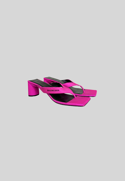 Balenciaga Square Toe Thong Sandal